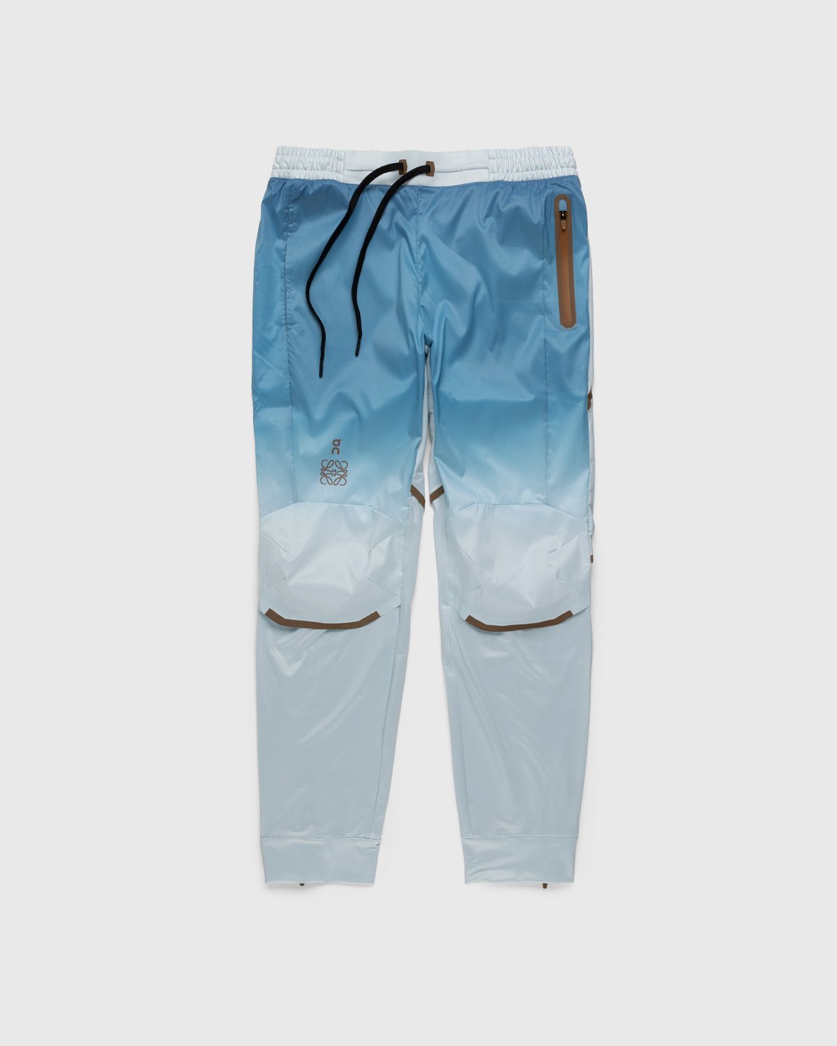 Loewe x On - Men's Technical Running Pants Gradient Grey - Clothing - Blue - Image 1