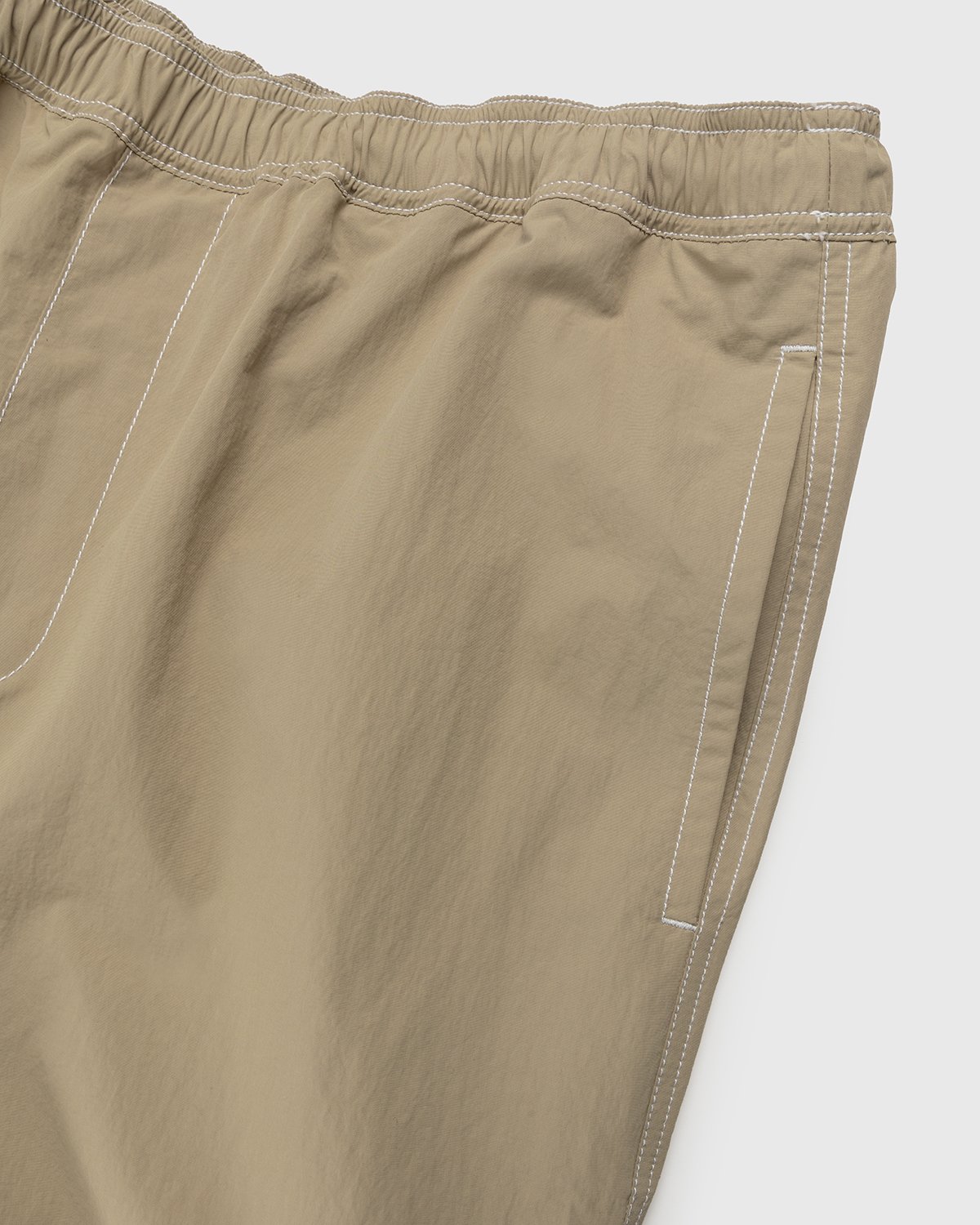 Highsnobiety - Contrast Brushed Nylon Elastic Pants Beige - Clothing - Beige - Image 3