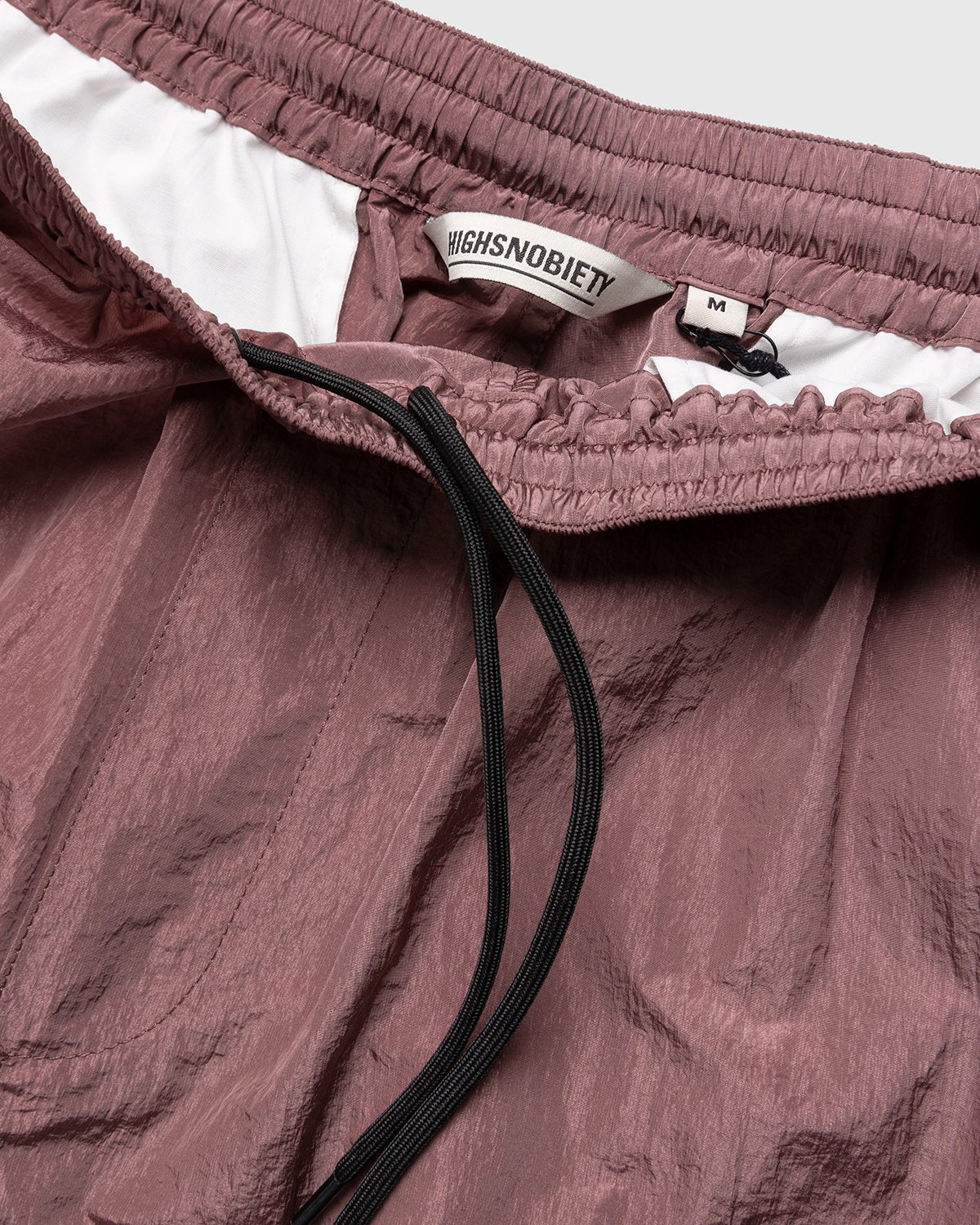 Highsnobiety - Crepe Nylon Elastic Pants Rose Gold - Clothing - Pink - Image 5