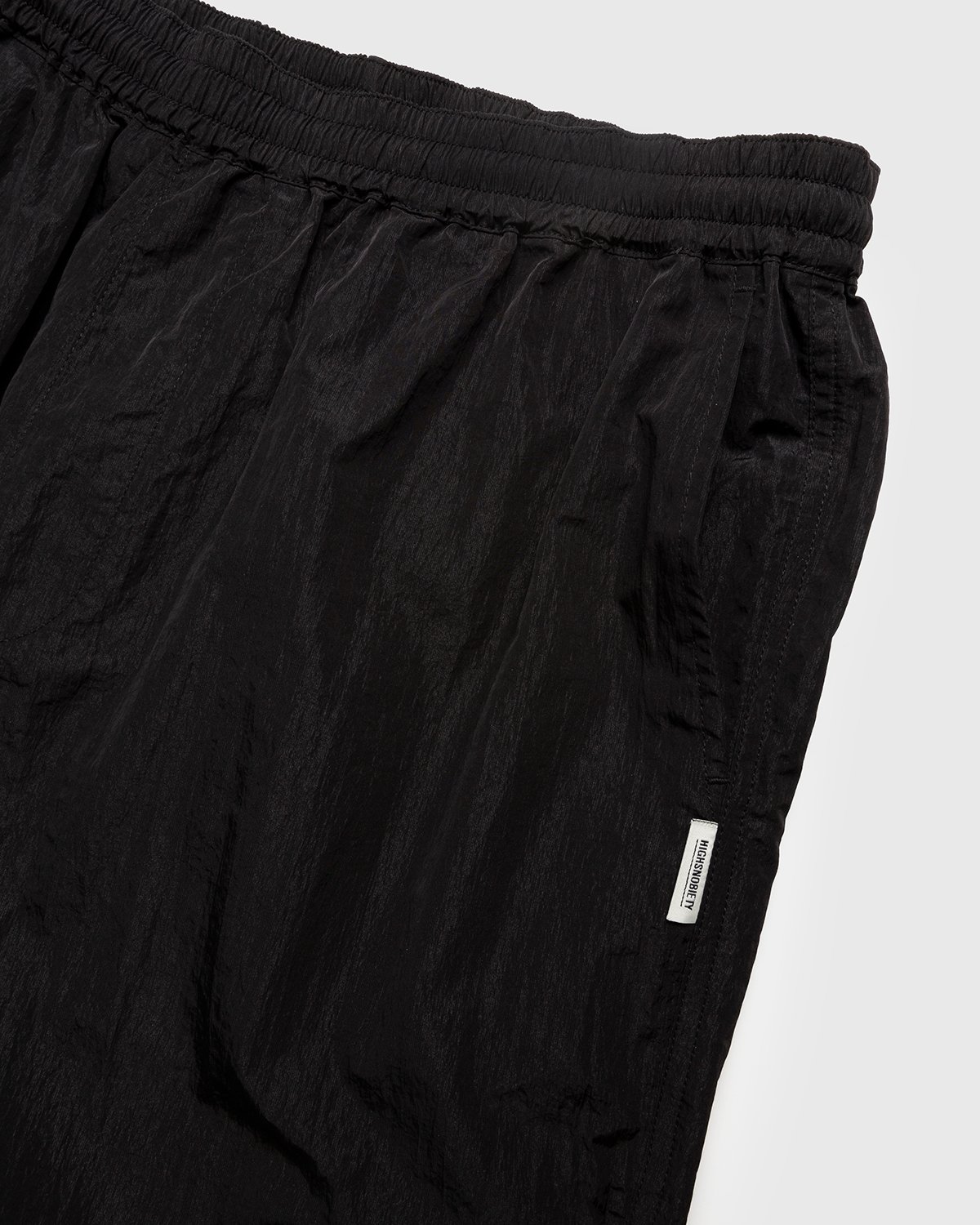 Highsnobiety - Crepe Nylon Elastic Pants Black - Clothing - Black - Image 3