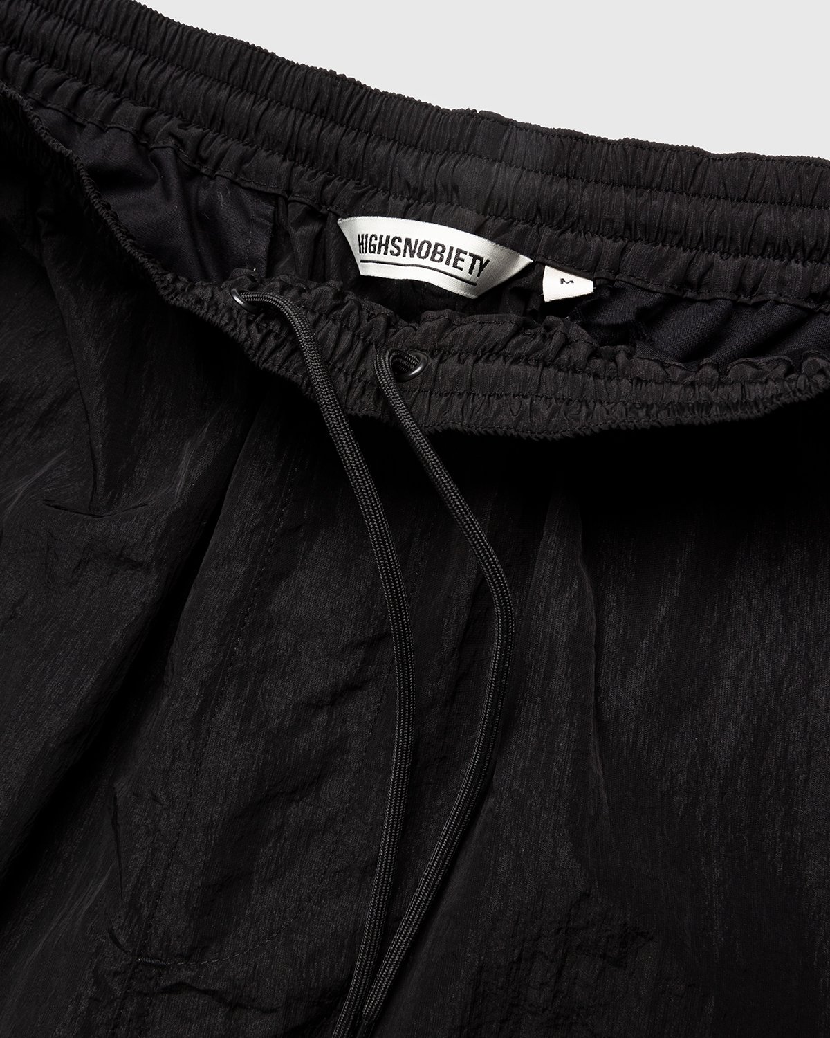 Highsnobiety - Crepe Nylon Elastic Pants Black - Clothing - Black - Image 5