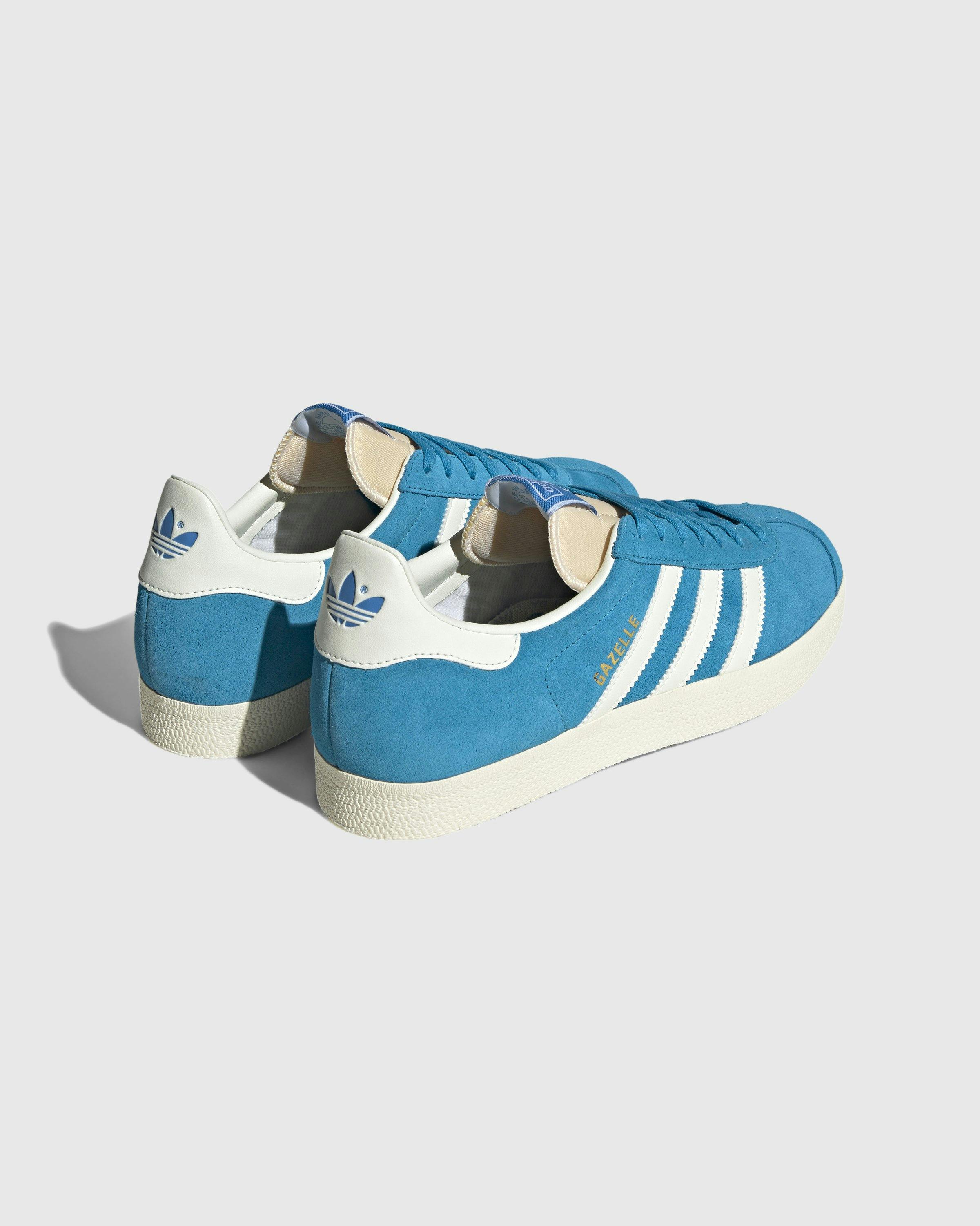 Adidas - Gazelle Aqua/White - Footwear - Blue - Image 4