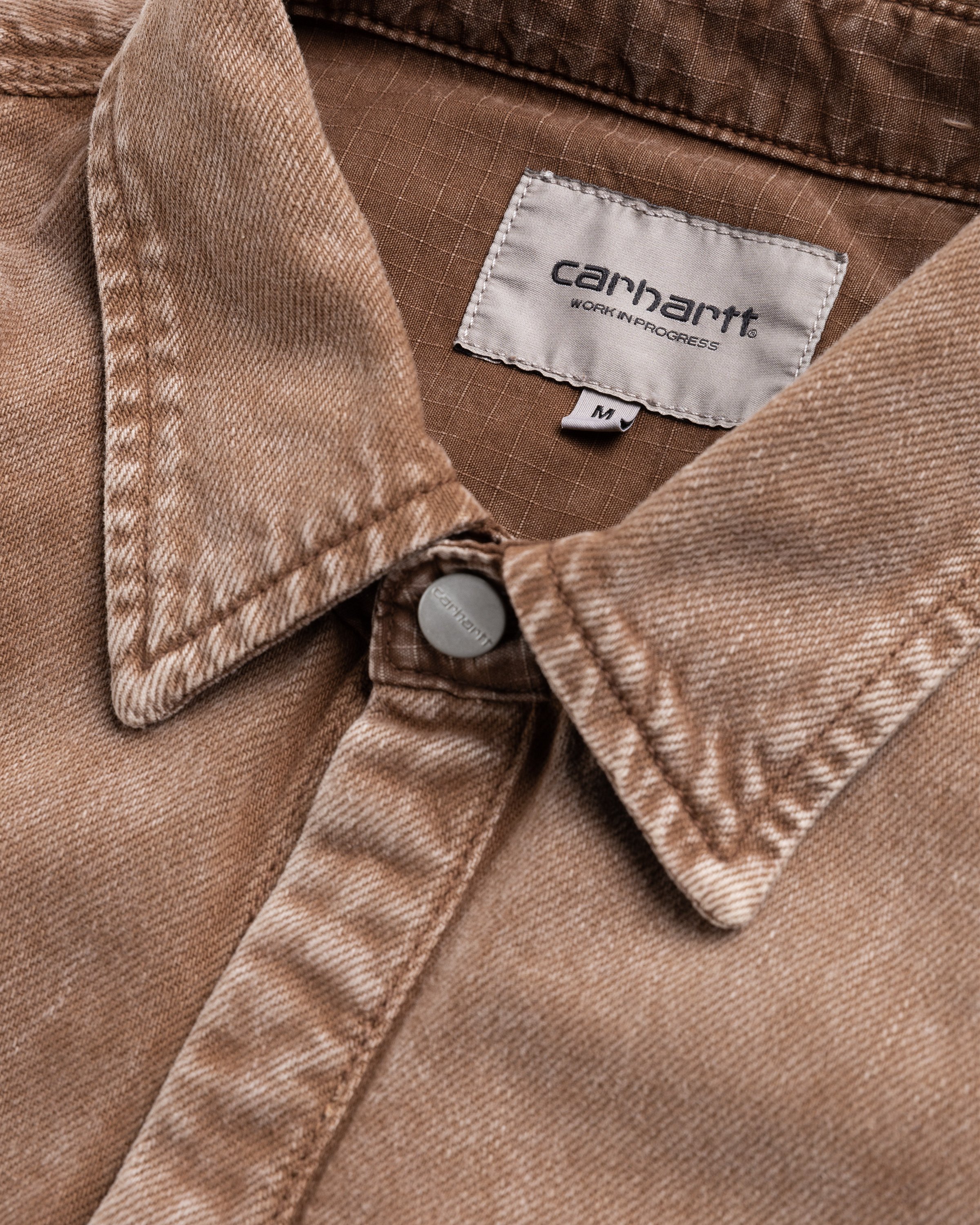 Carhartt WIP - Monterey Shirt Jacket Worn-Washed Red - Clothing - Red - Image 5