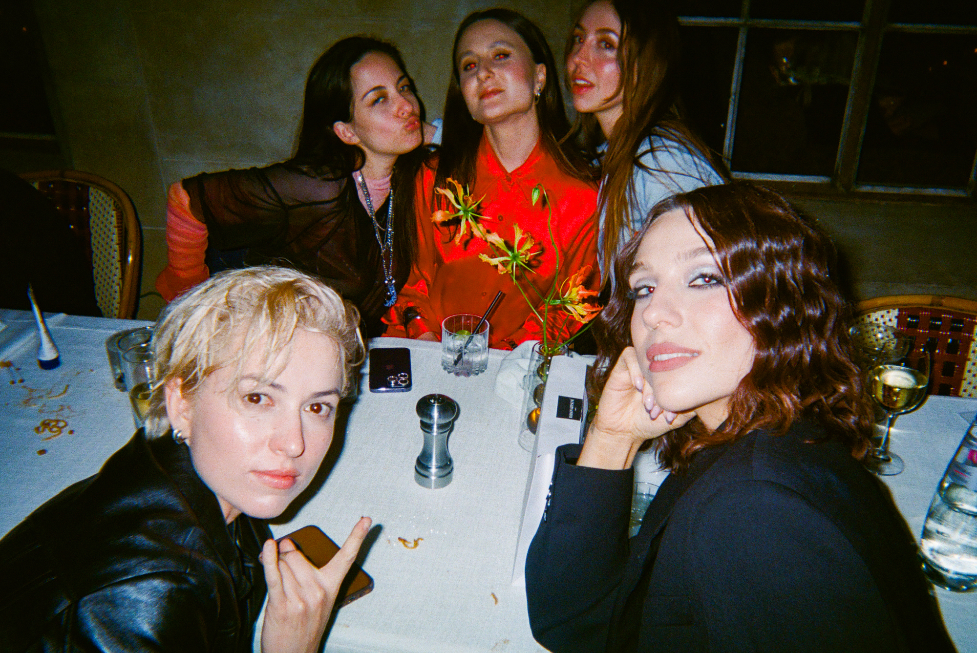 Maison Kitsune pre-grammys dinner hosting musicians at the Chateau Marmont in Los Angeles