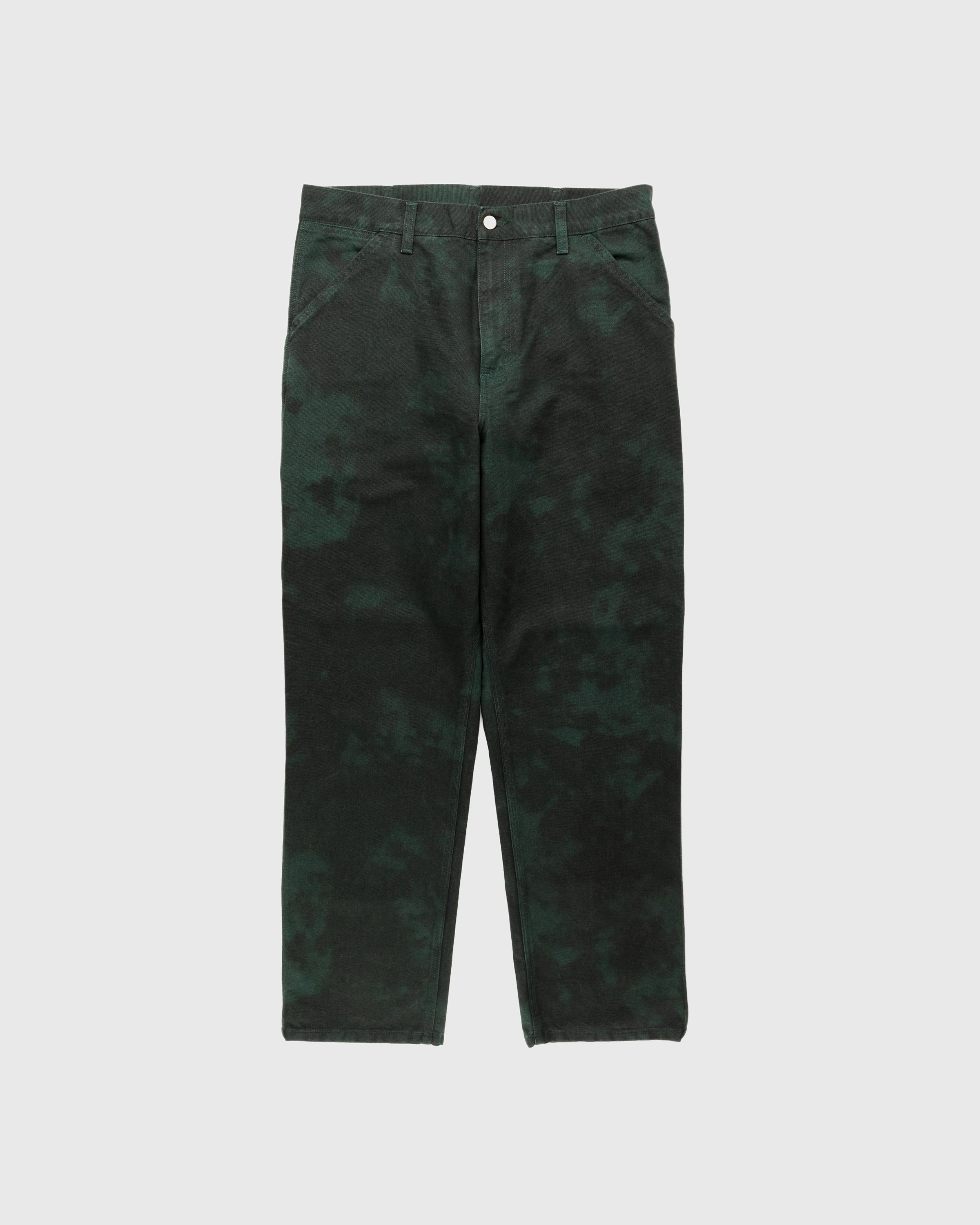 Carhartt WIP - Single Knee Chromo Pant Green - Clothing - Green - Image 1