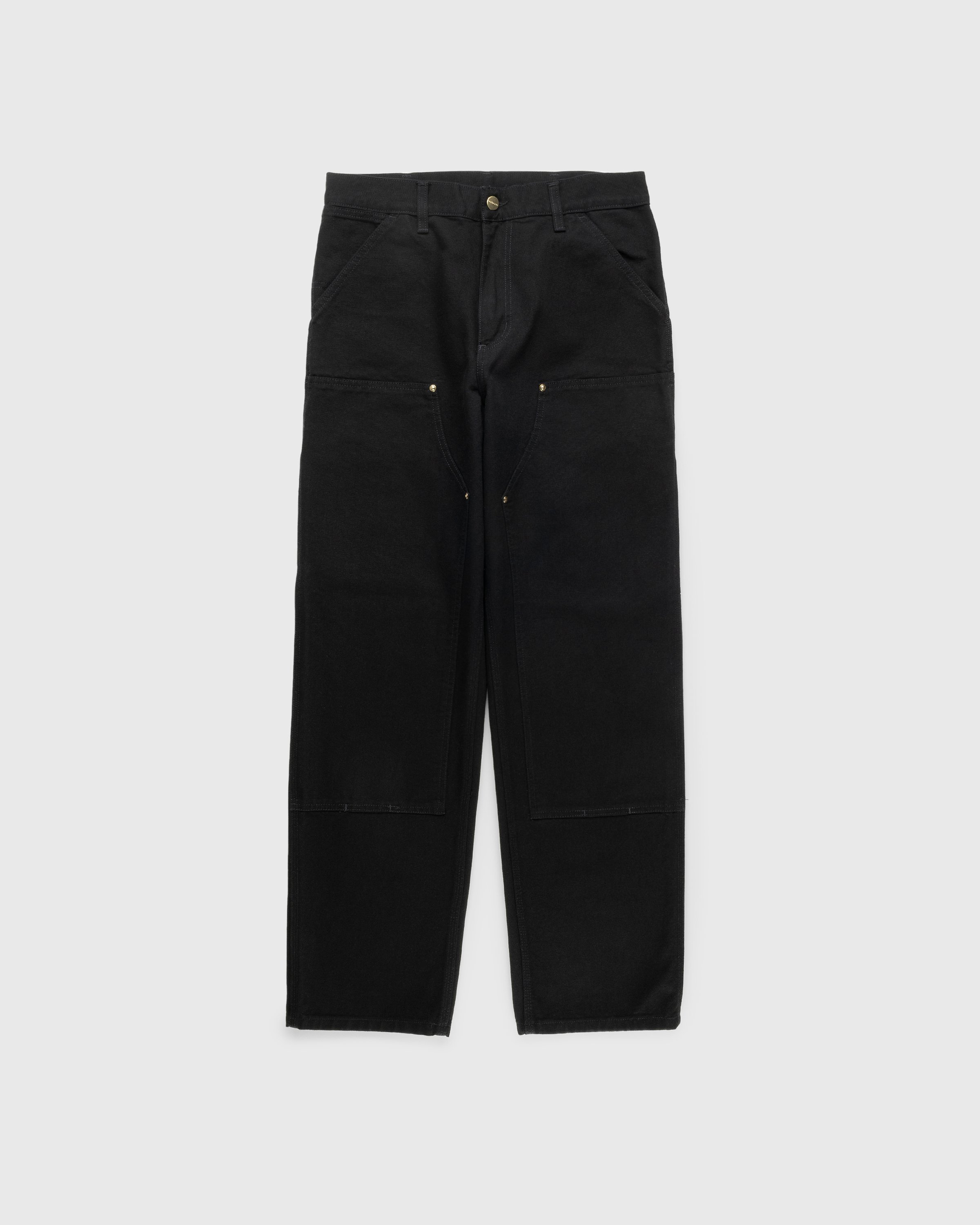Carhartt WIP - Double Knee Pant Black - Clothing - Black - Image 1