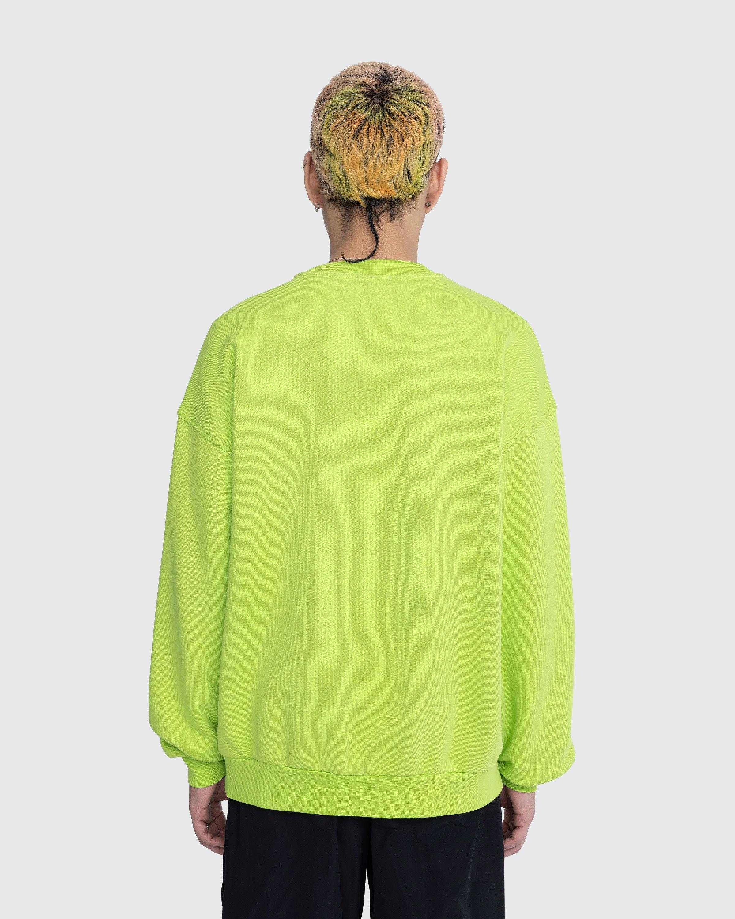 Acne Studios – Bubble Logo Crewneck Sweater Green