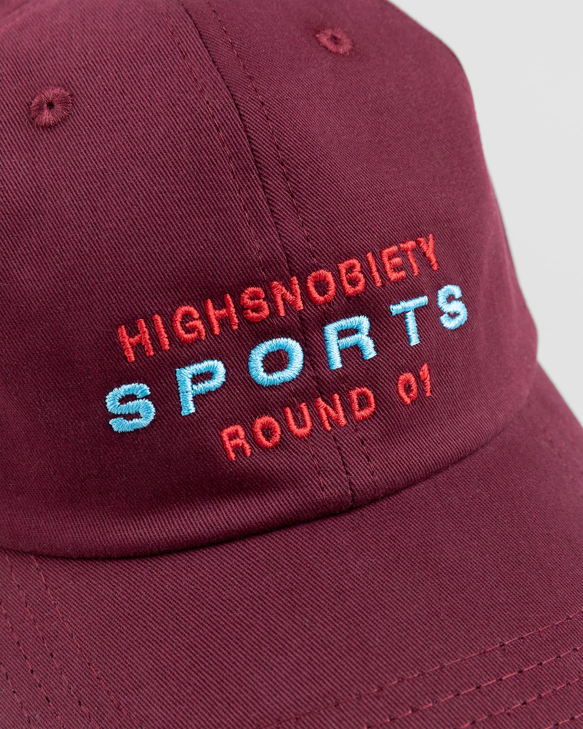Highsnobiety - HS Sports Logo Cap Burgundy - Accessories - Red - Image 5