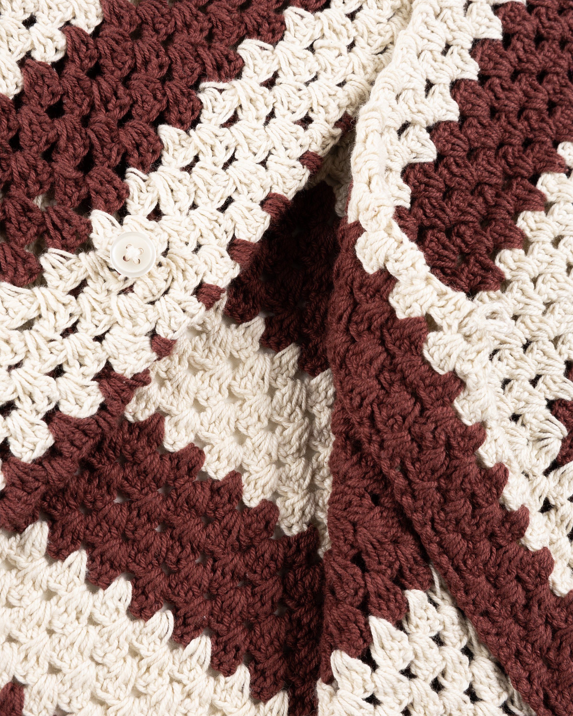 Bode - Flagship Crochet Shirt - Clothing - Red - Image 5