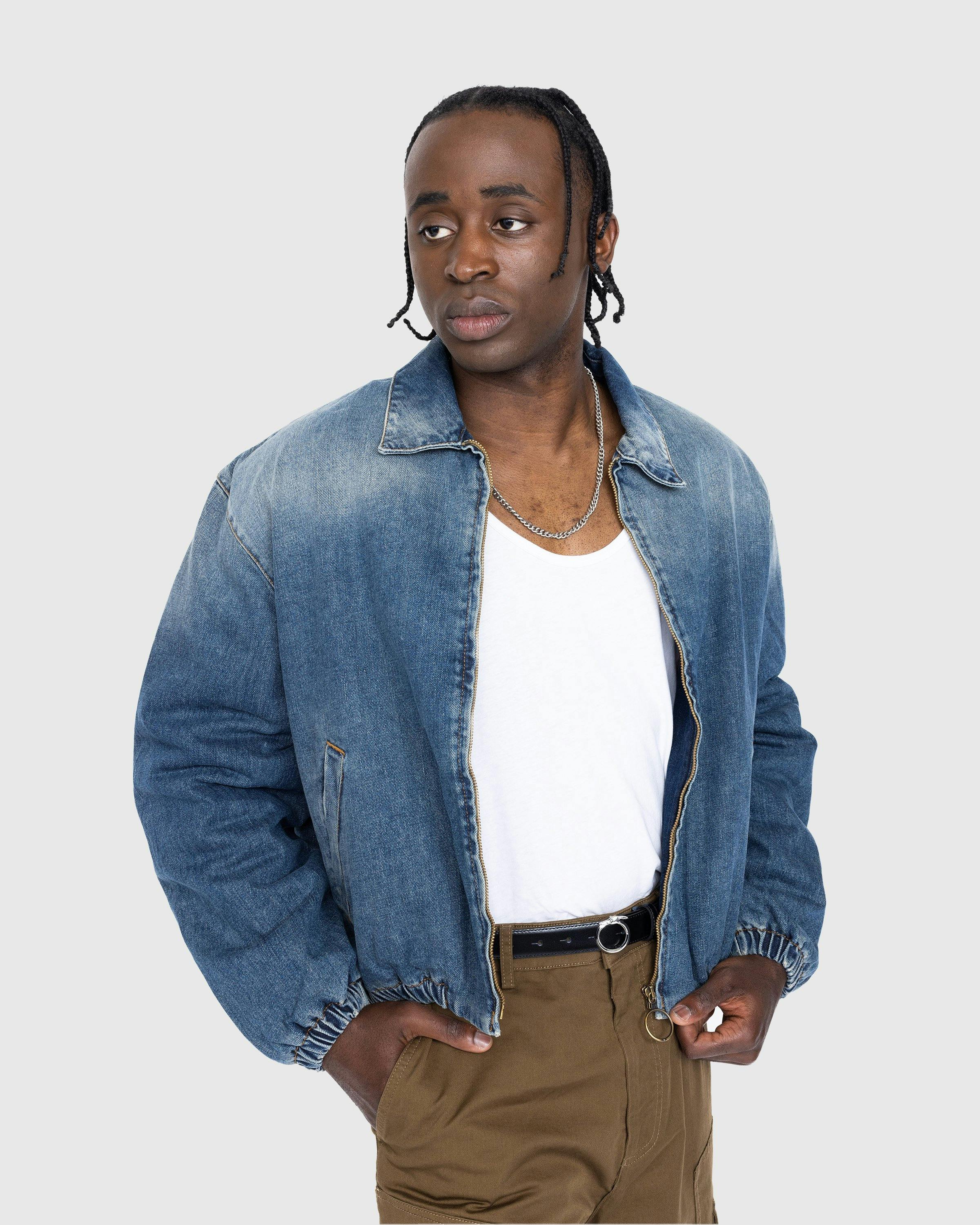 Acne Studios - Denim Padded Jacket Blue - Clothing - Blue - Image 2