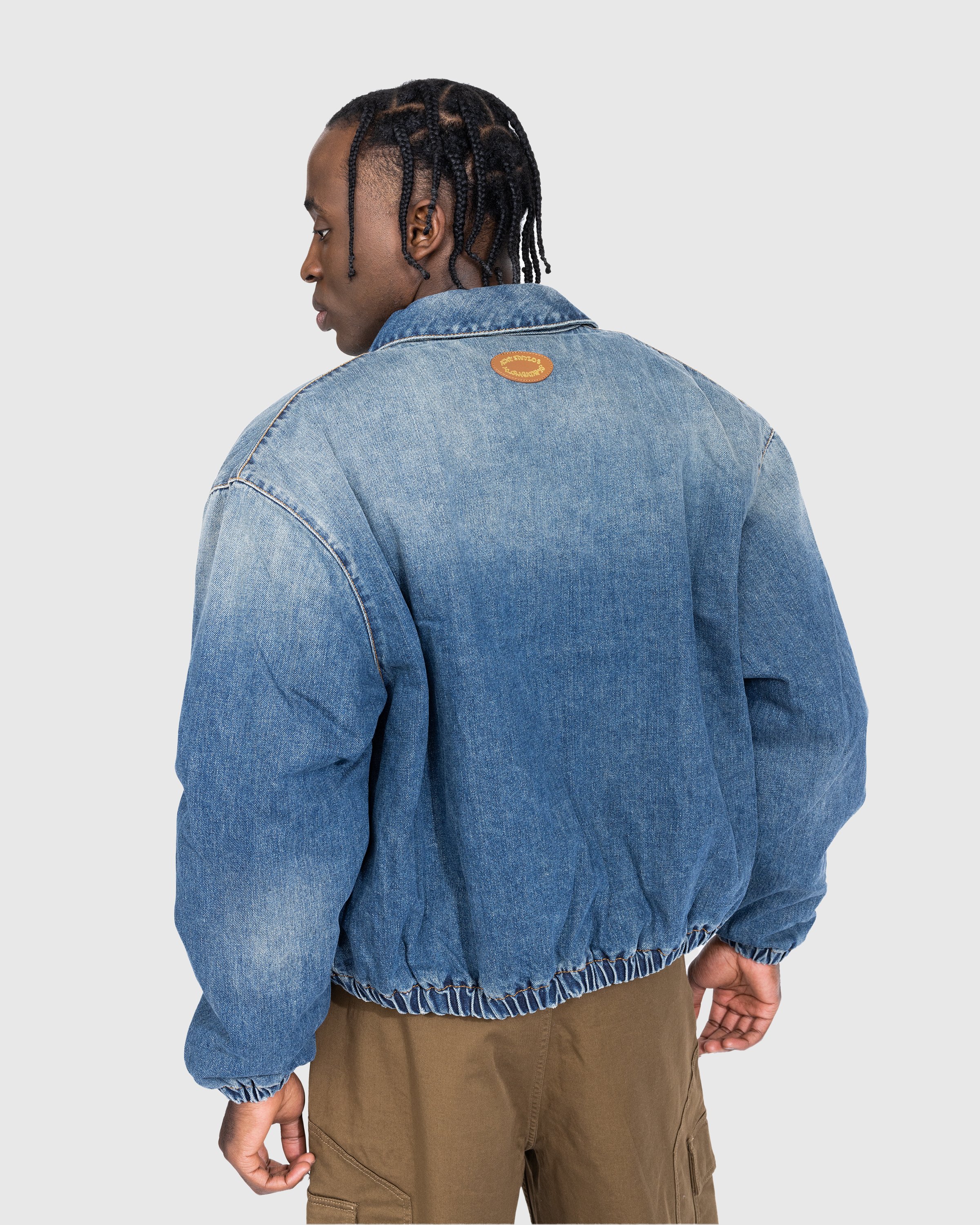 Acne Studios - Denim Padded Jacket Blue - Clothing - Blue - Image 3