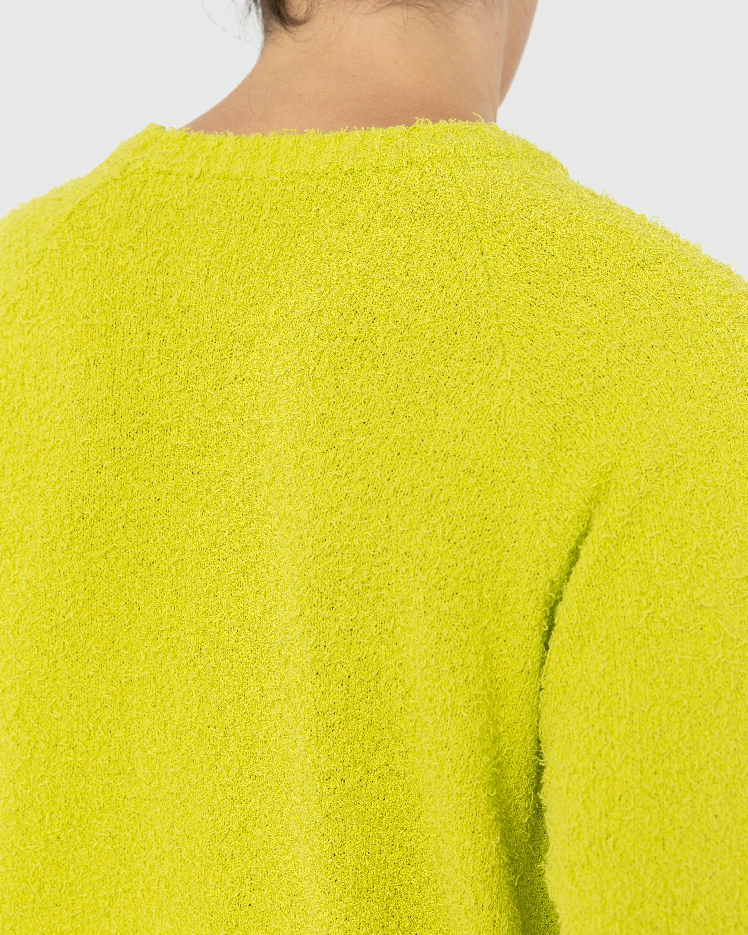 Highsnobiety - Raglan Crewneck Sweater Yellow - Clothing - Yellow - Image 7