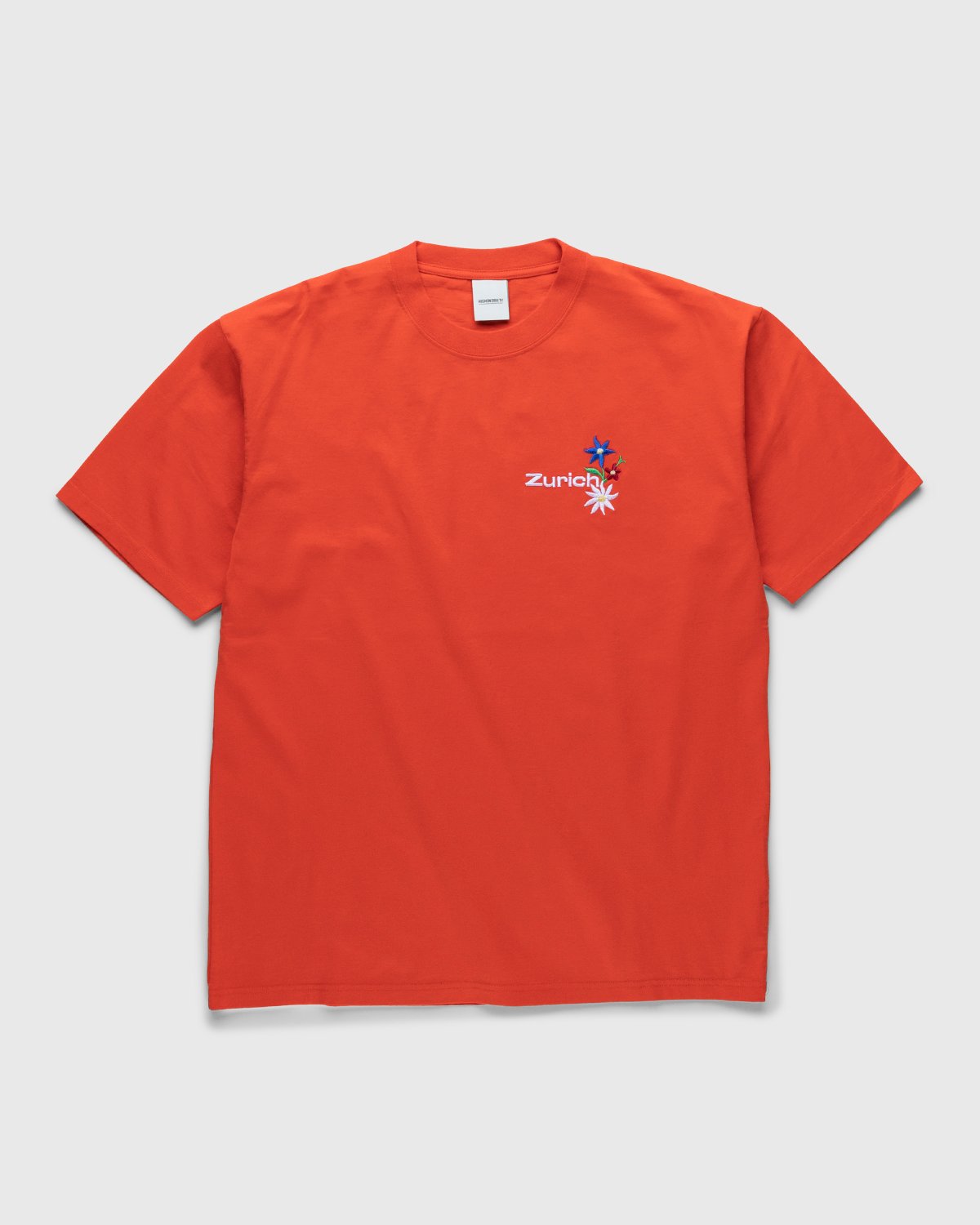 Highsnobiety - GATEZERO Alpine Flowers T-Shirt Red - Clothing - Red - Image 1