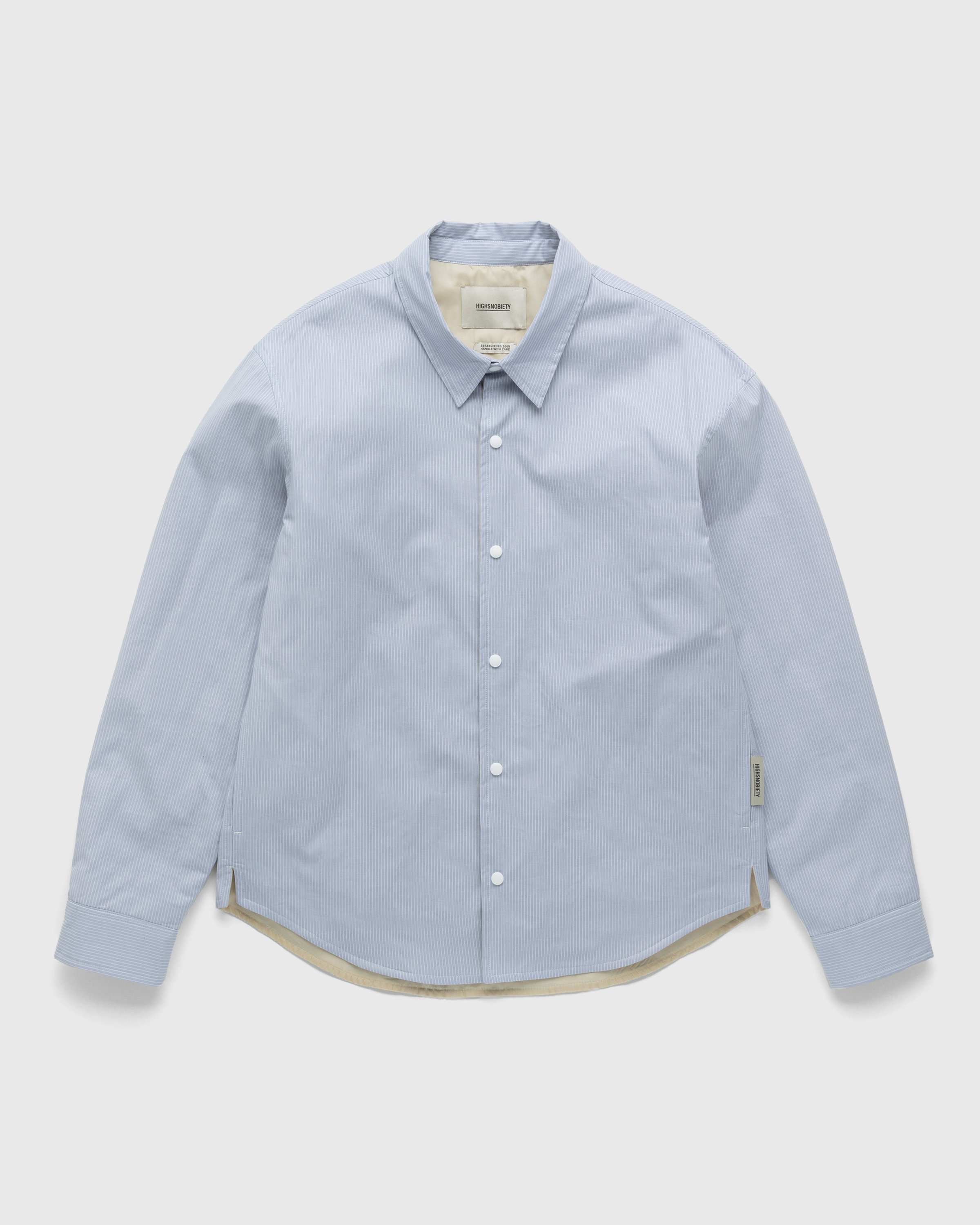 Highsnobiety - Quilted Insulated Shirt - Clothing - Blue - Image 1