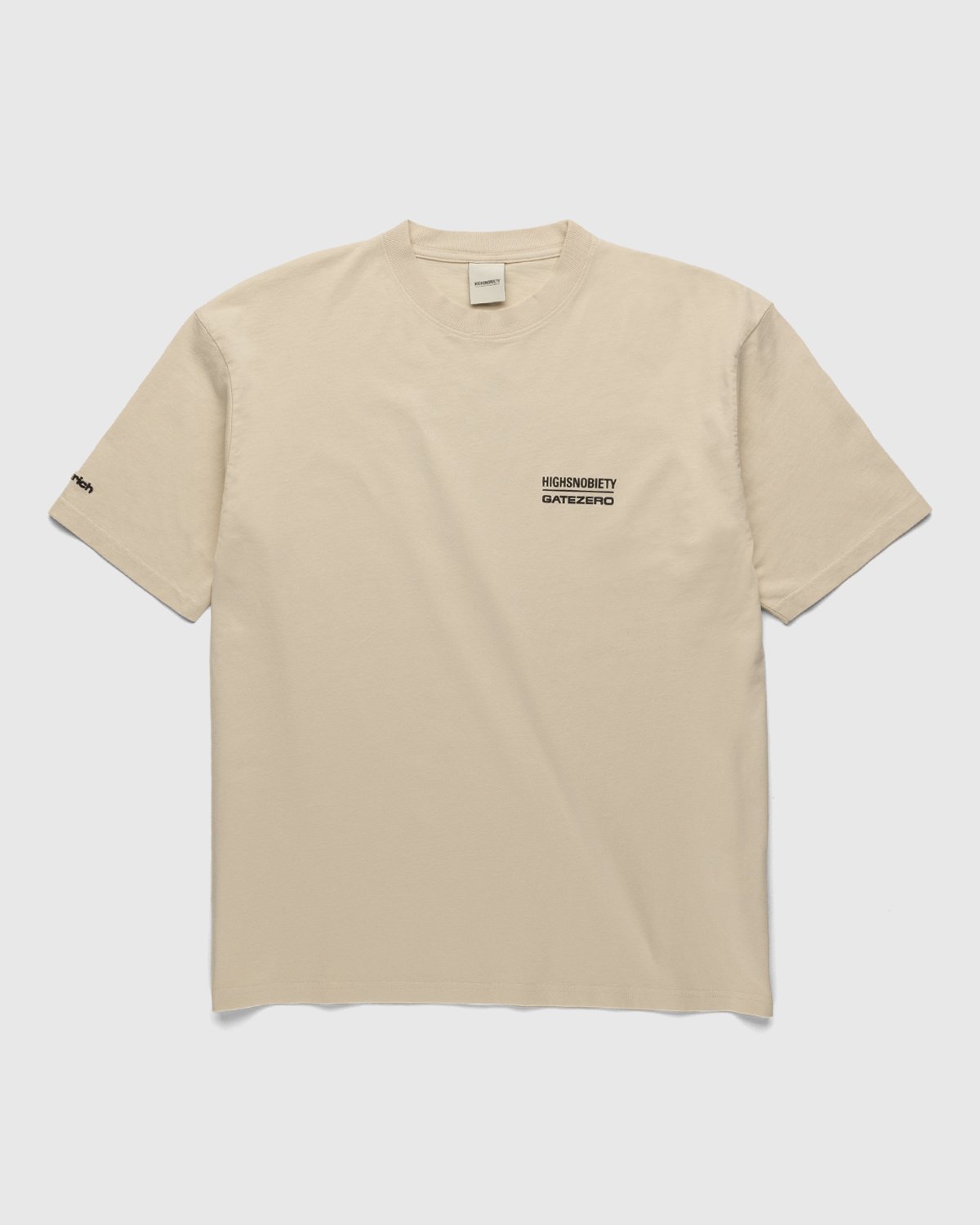 Highsnobiety - GATEZERO City Series 1 T-Shirt Eggshell - Clothing - White - Image 2