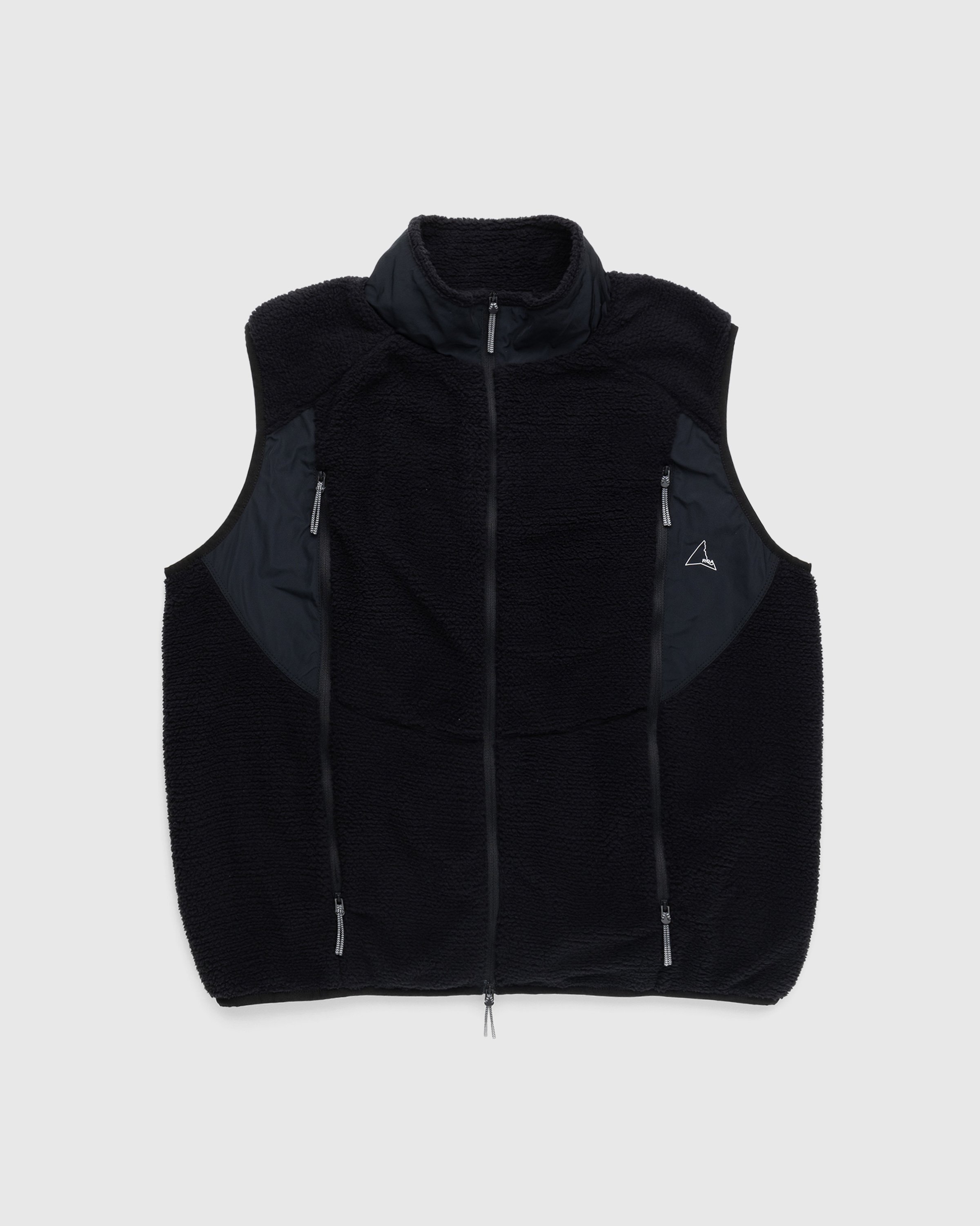 ROA - Polar Fleece Vest Black - Clothing - Black - Image 1