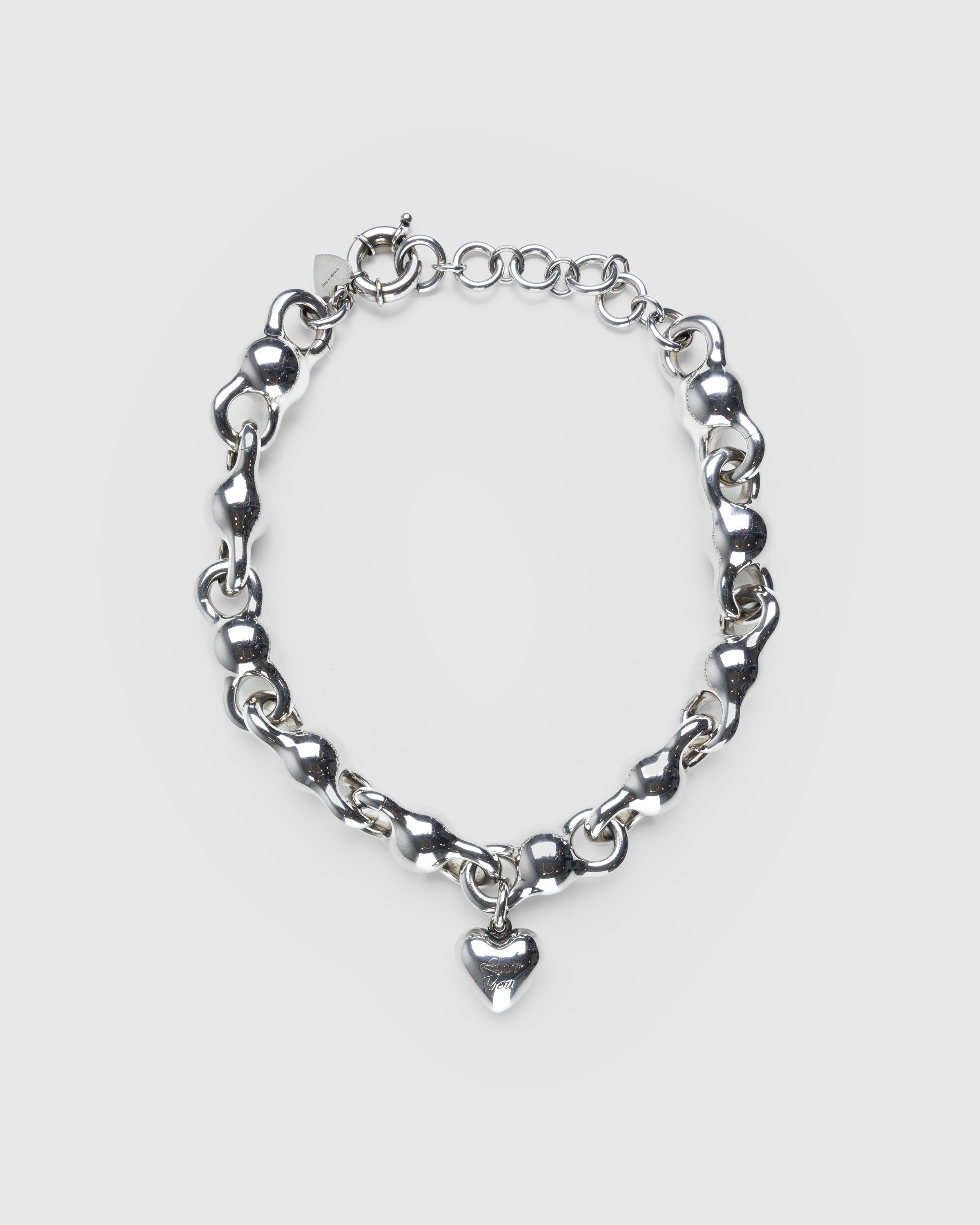 Acne Studios - Heart Necklace - Accessories - Silver - Image 1