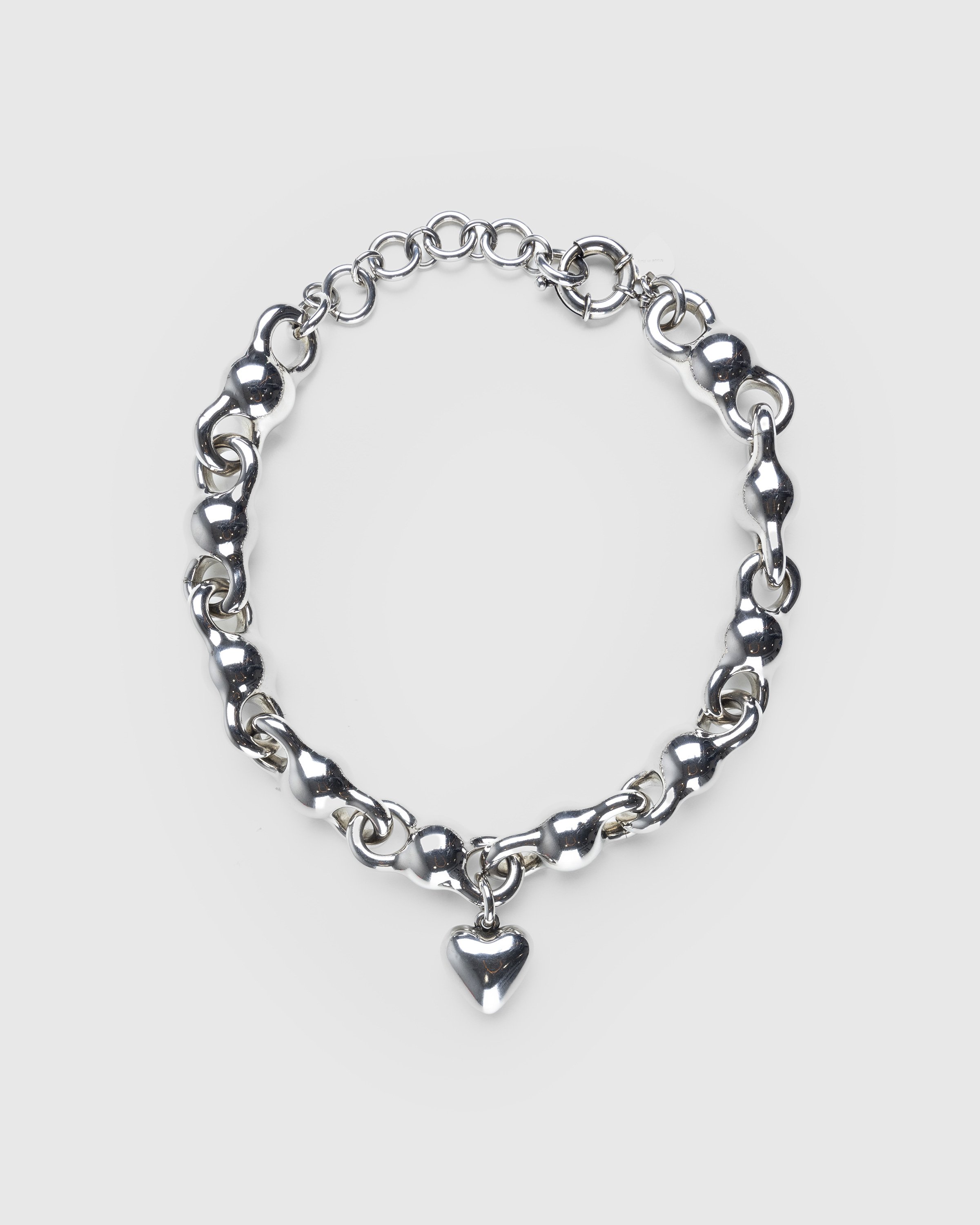 Acne Studios - Heart Necklace - Accessories - Silver - Image 2