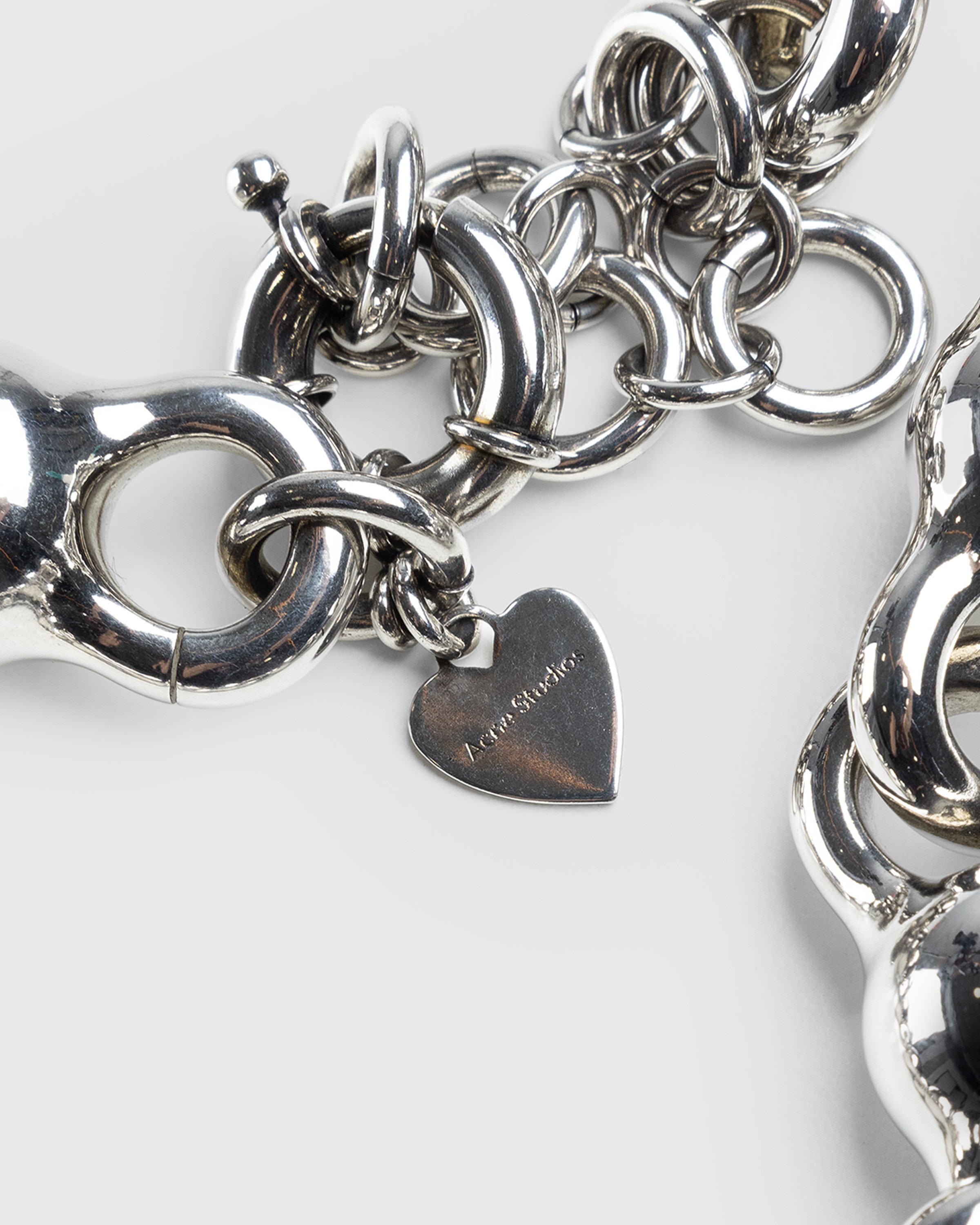 Acne Studios - Heart Necklace - Accessories - Silver - Image 3