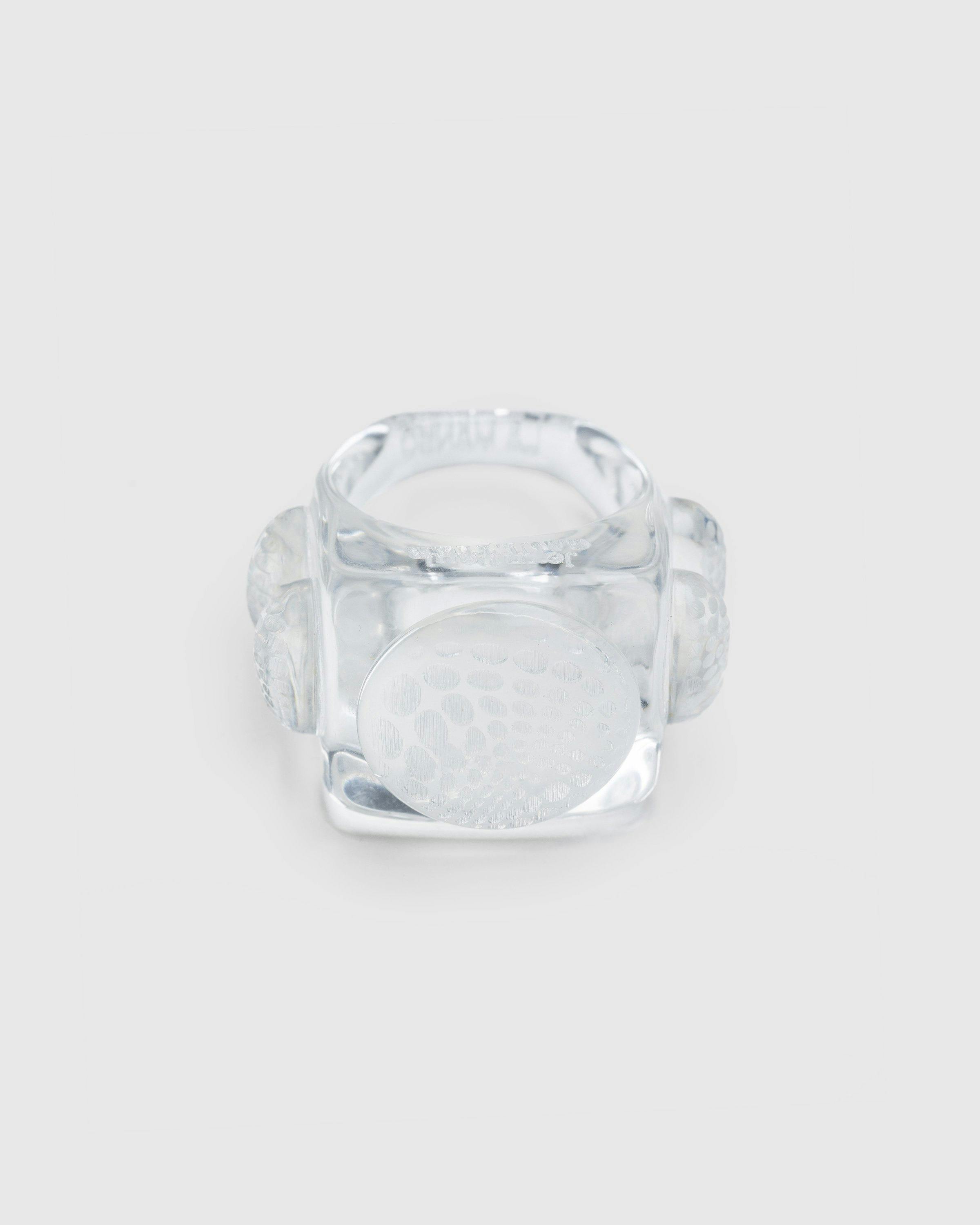 Jean Paul Gaultier - Ice Cube Ring Crystal - Accessories - Orange - Image 1