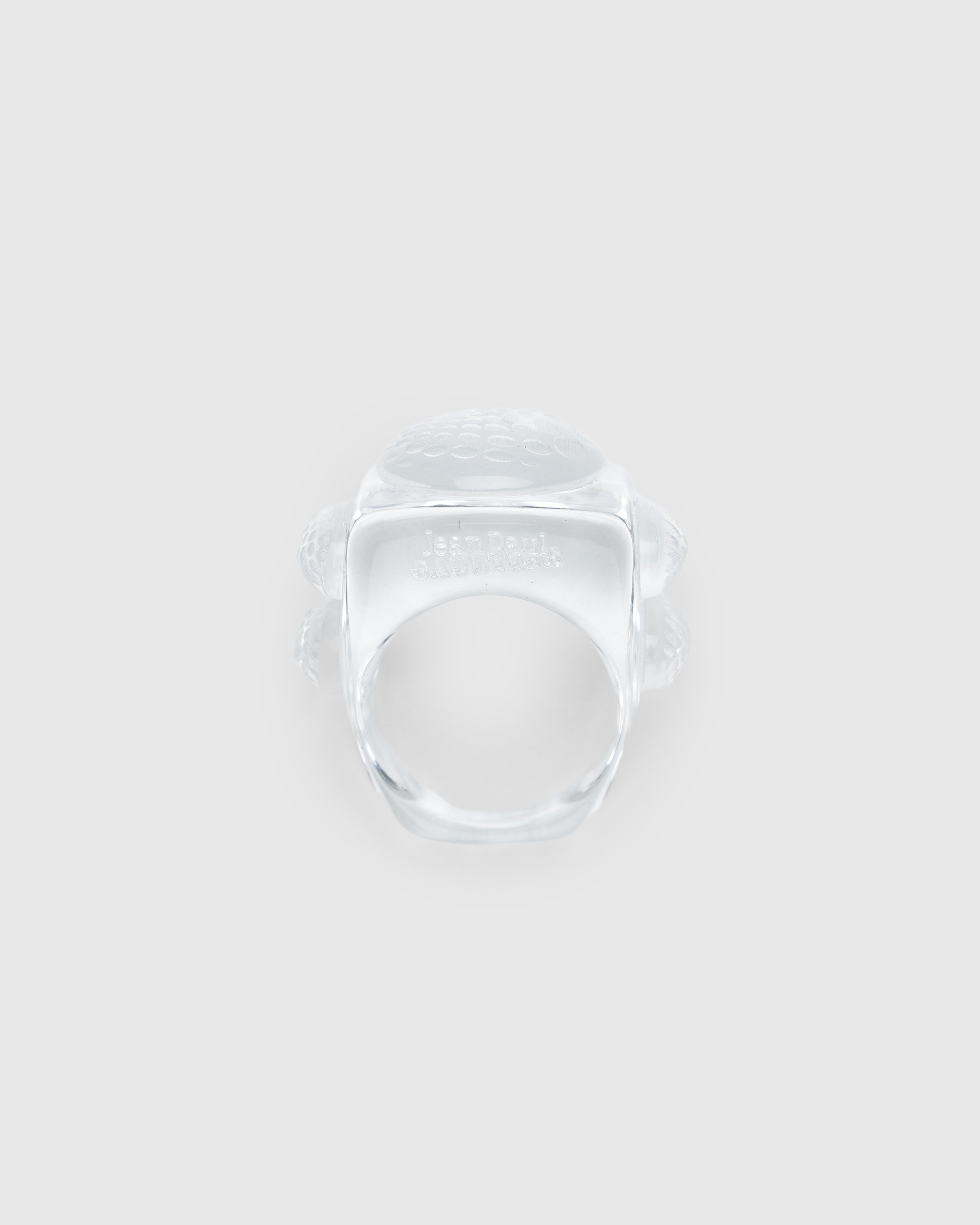 Jean Paul Gaultier - Ice Cube Ring Crystal - Accessories - Orange - Image 2