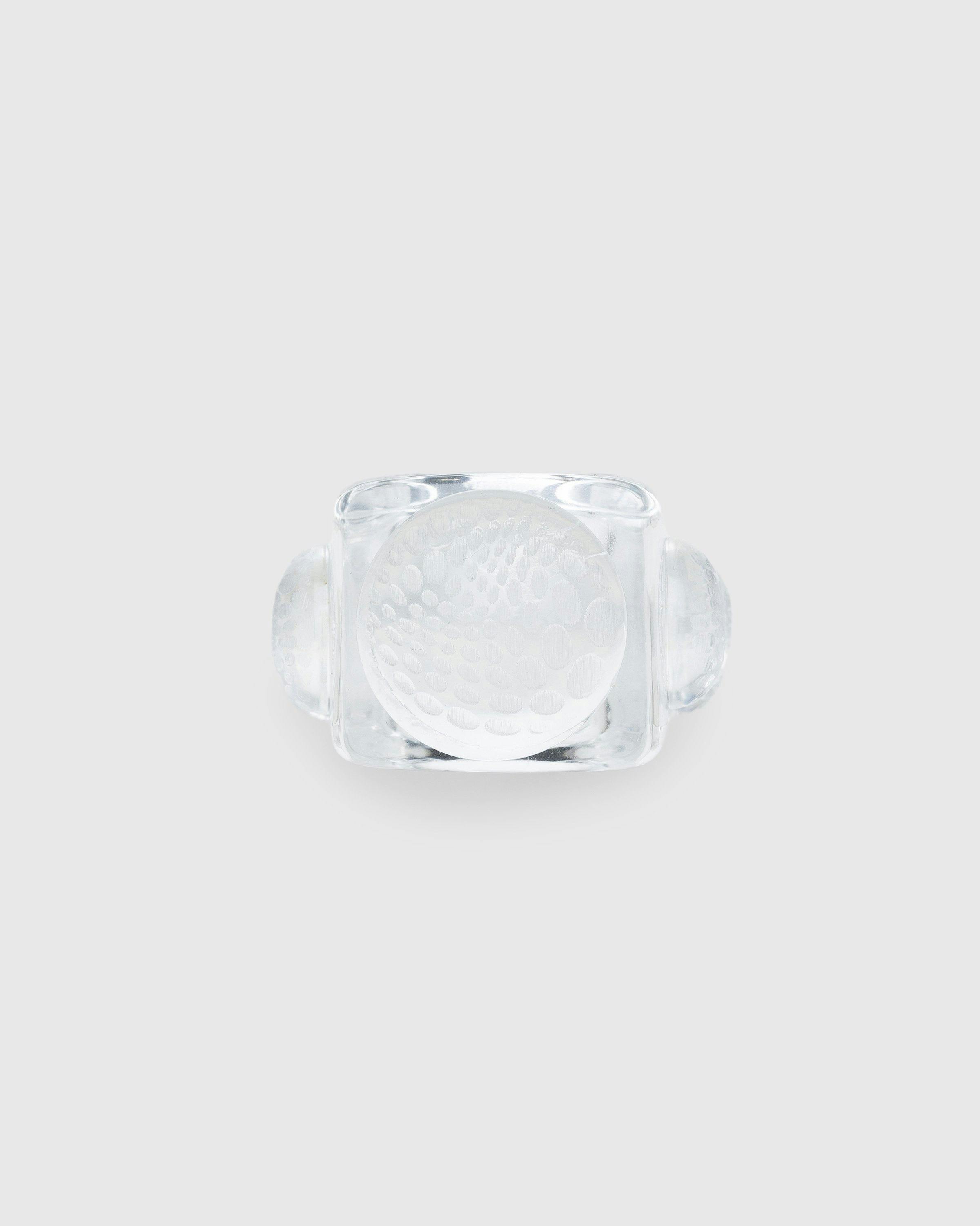 Jean Paul Gaultier - Ice Cube Ring Crystal - Accessories - Orange - Image 3