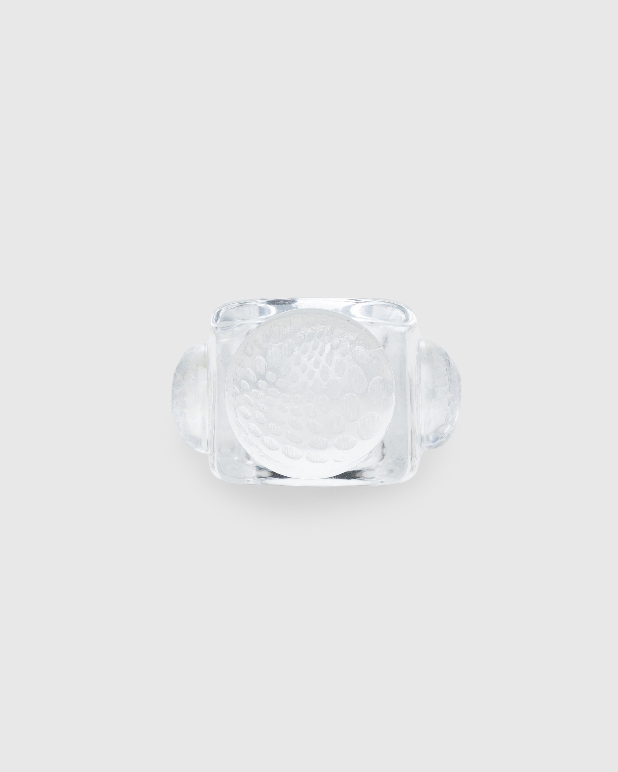 Jean Paul Gaultier - Ice Cube Ring Crystal - Accessories - Orange - Image 3
