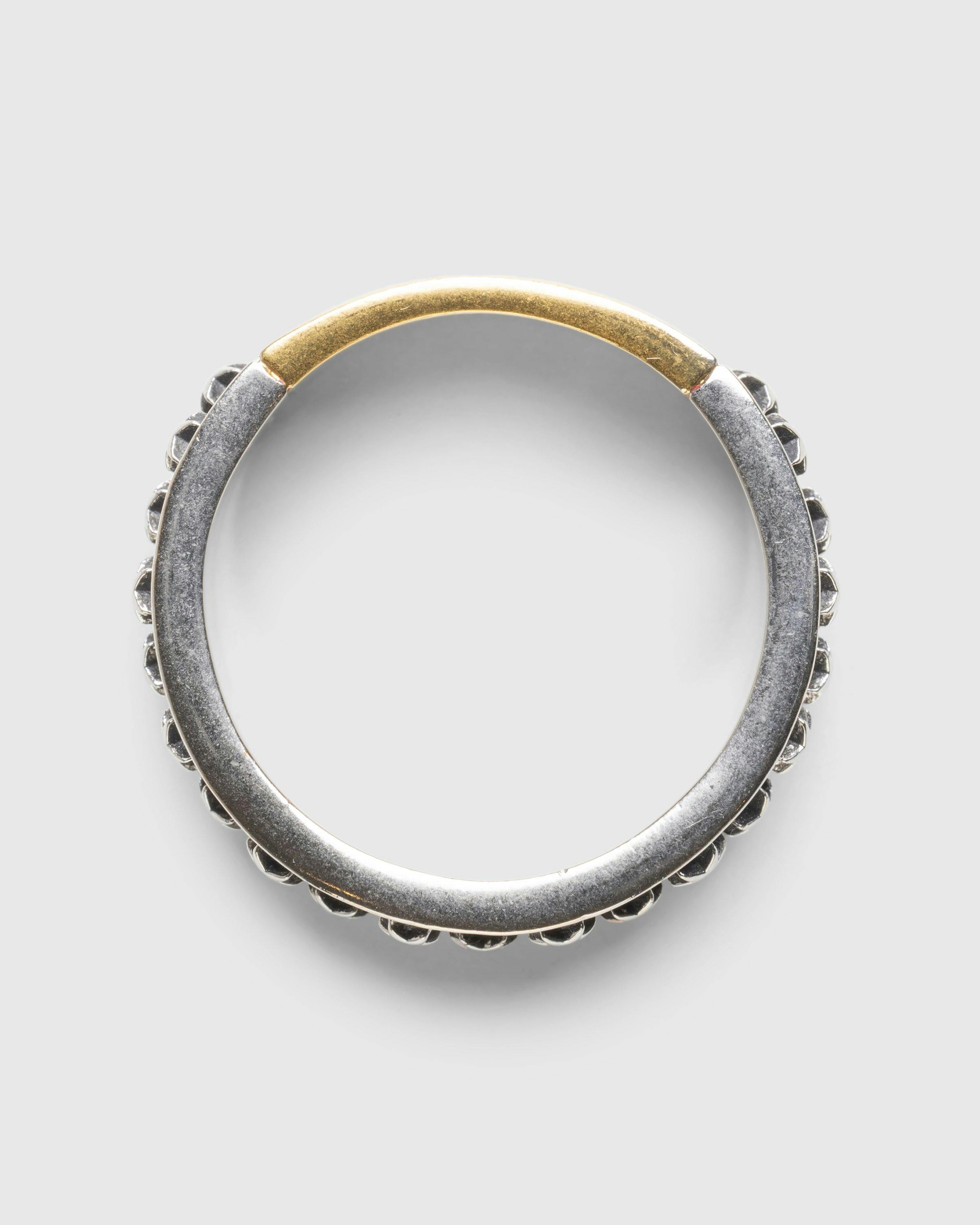 Maison Margiela - RING  Yellow gold plating/palladio burattato - Accessories - Yellow - Image 2