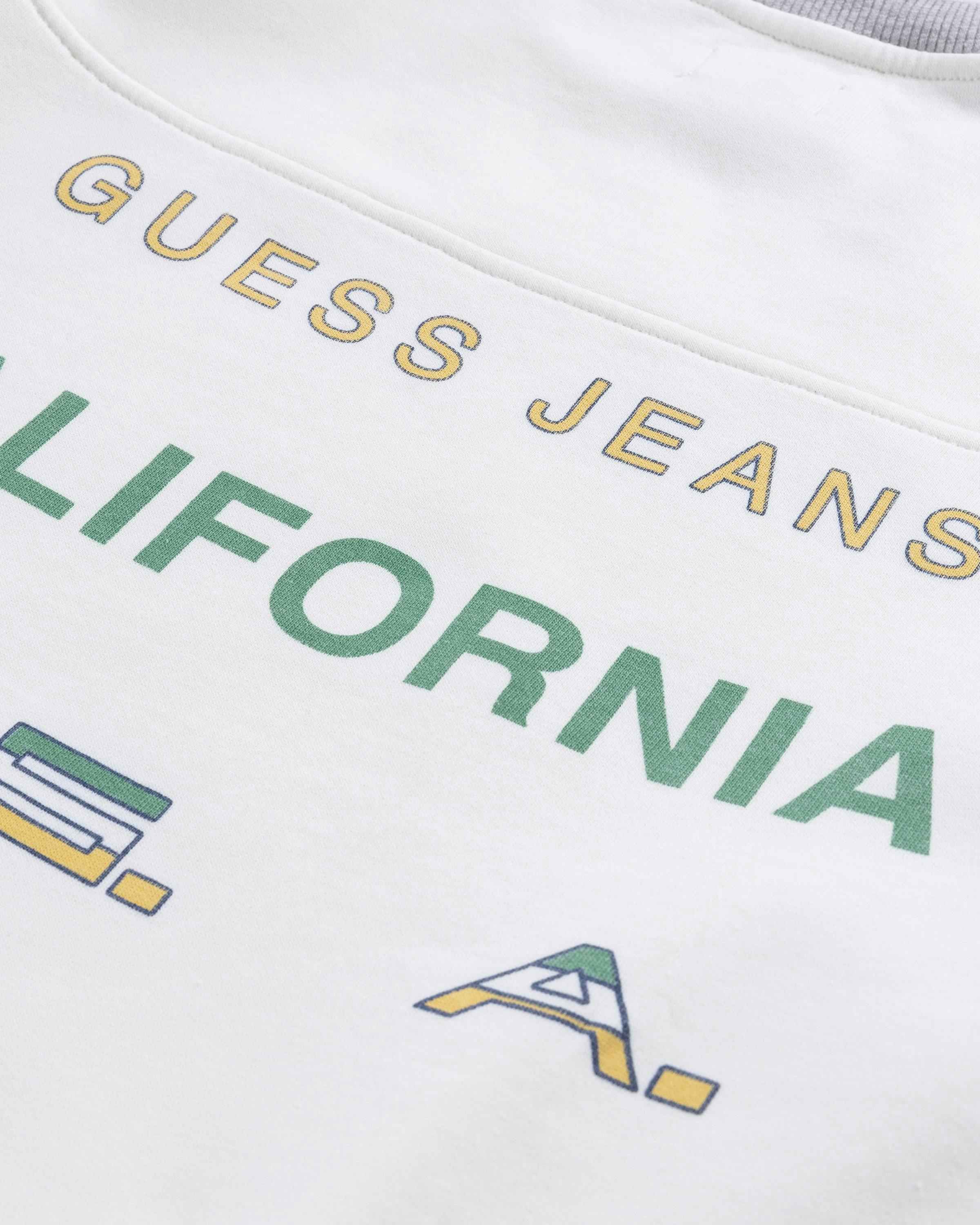 Guess USA - Vintage Logo Crewneck Alabaster White - Clothing - White - Image 6