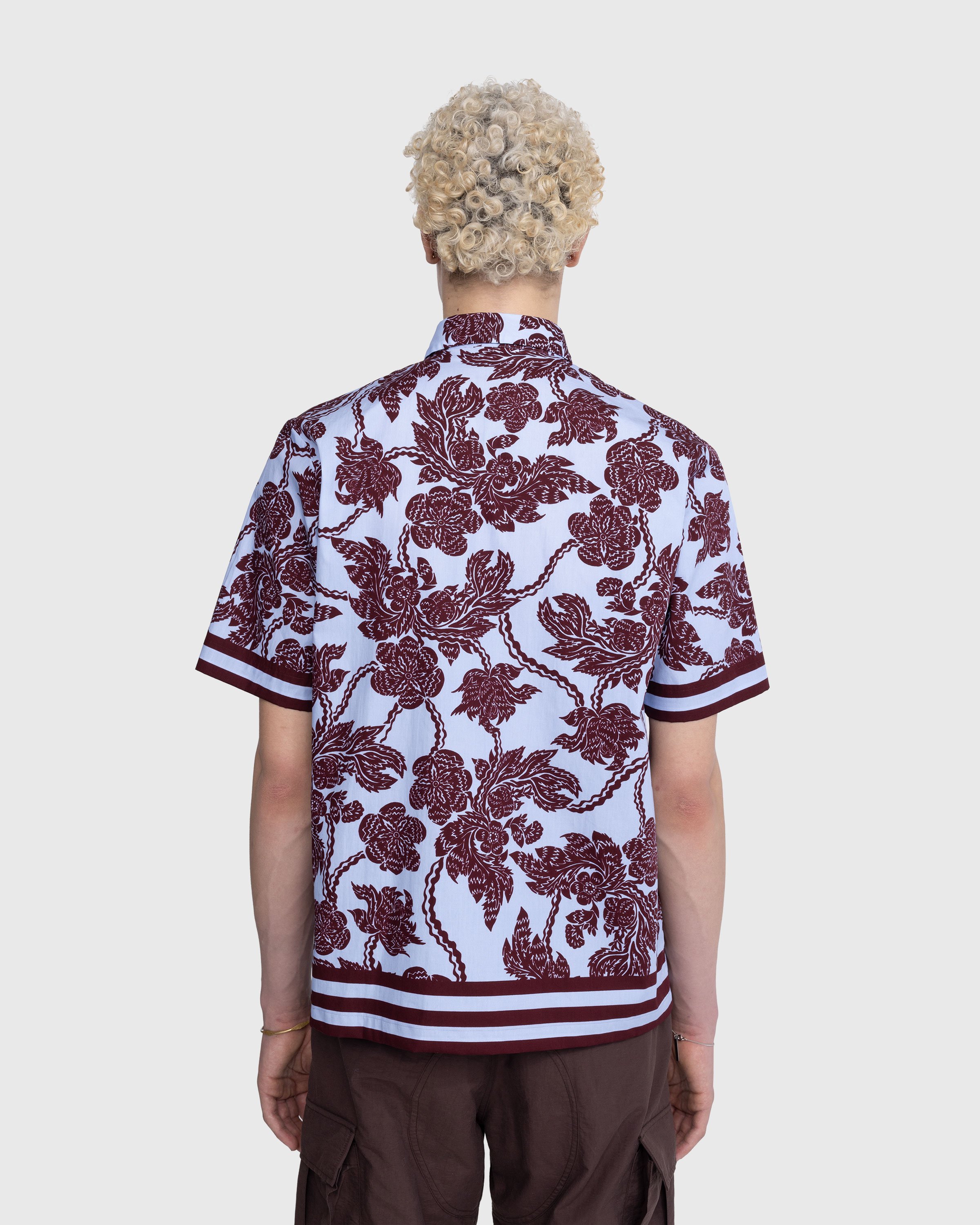 Dries van Noten - Clasen Shirt Burgundy - Clothing - Multi - Image 3
