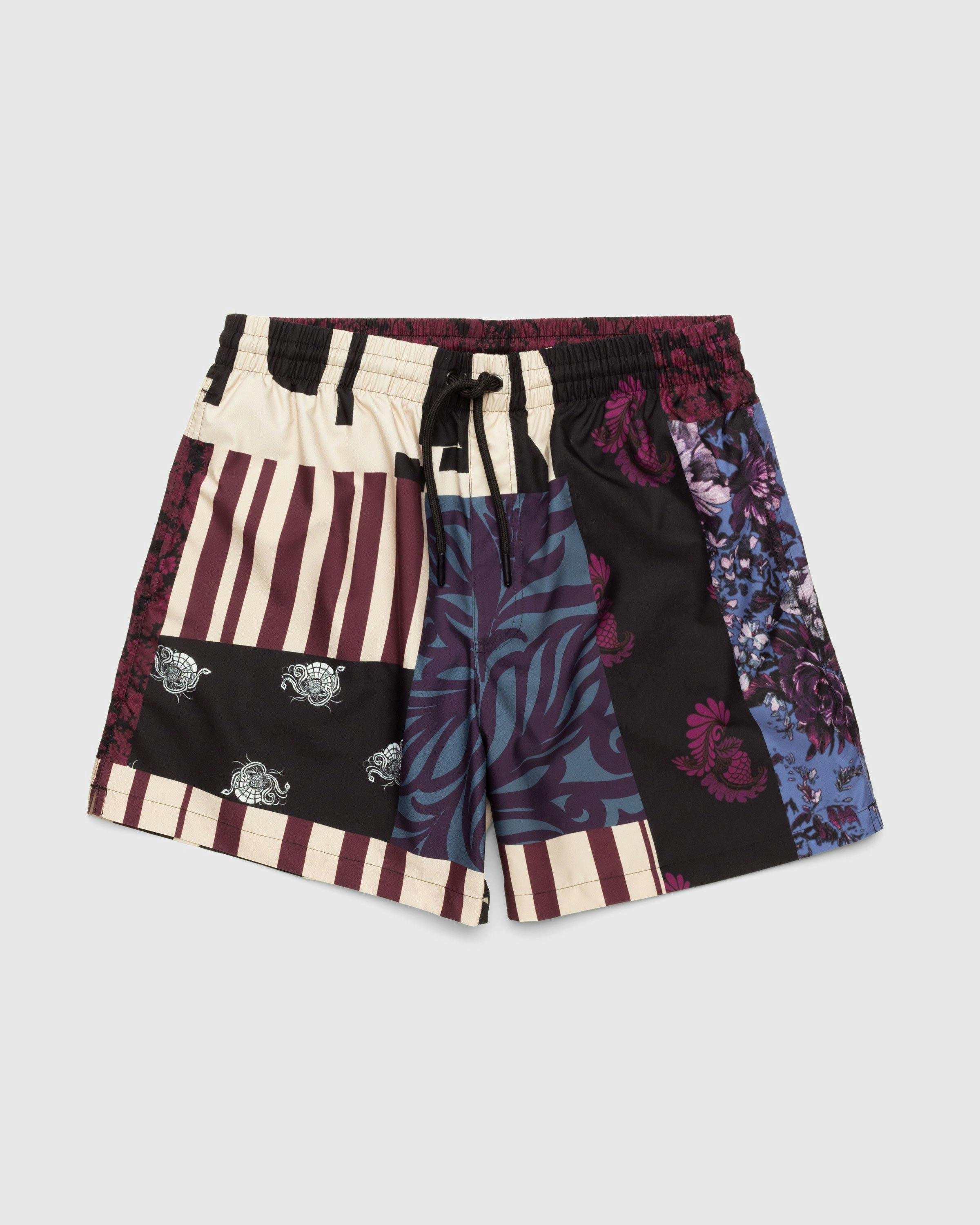 Dries van Noten - Phibbs Swim Shorts Dessin B - Clothing - Red - Image 1