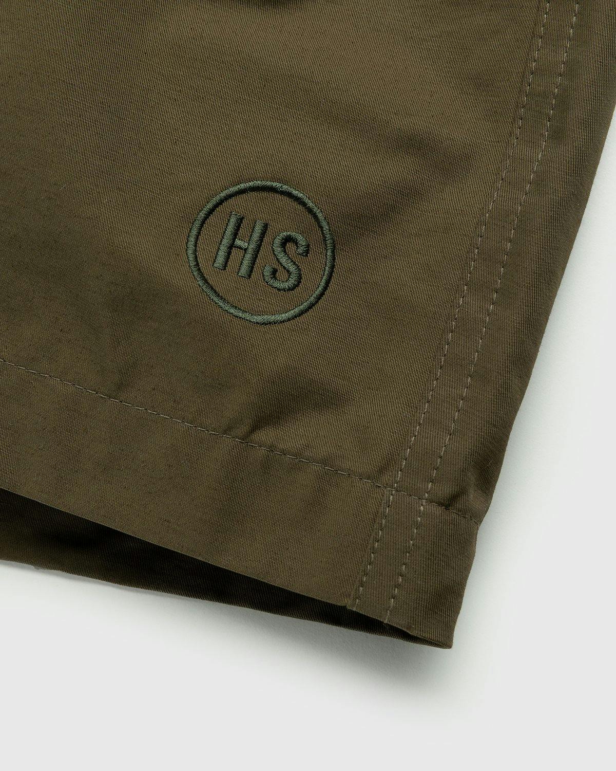 Highsnobiety - Cotton Nylon Water Short Olive - Clothing - Green - Image 5