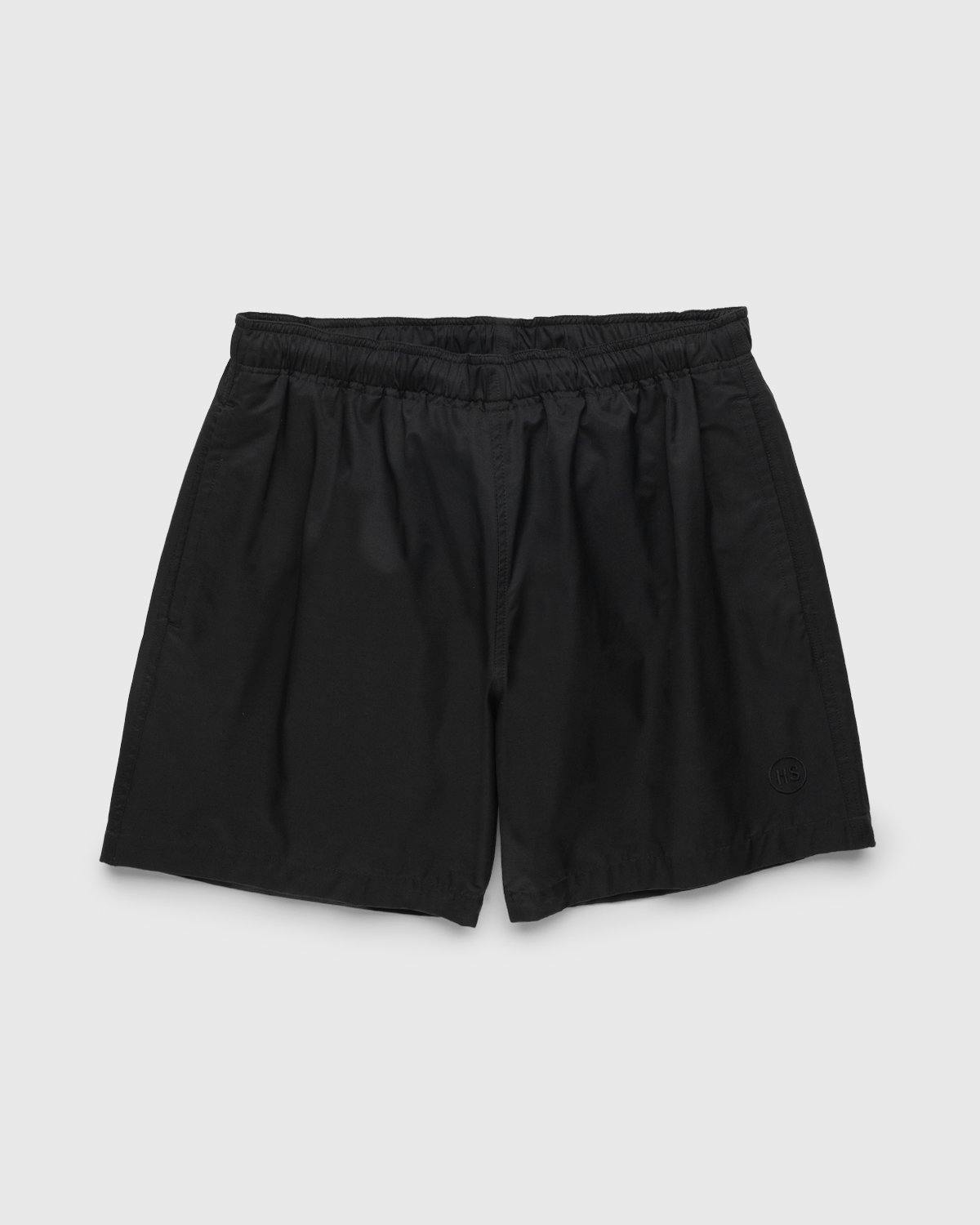 Highsnobiety - Cotton/Nylon Water Short Black - Clothing - Black - Image 1