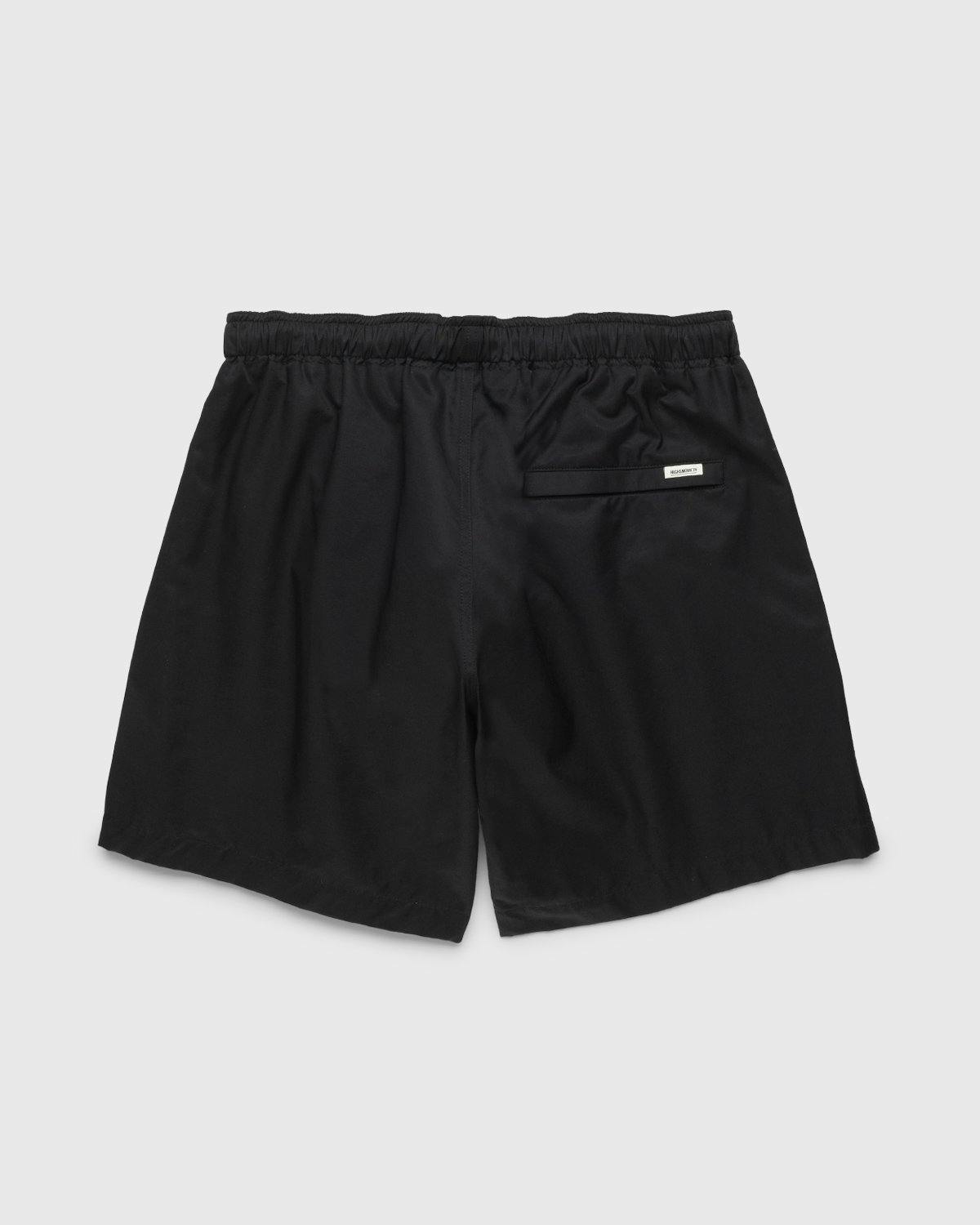 Highsnobiety - Cotton/Nylon Water Short Black - Clothing - Black - Image 2