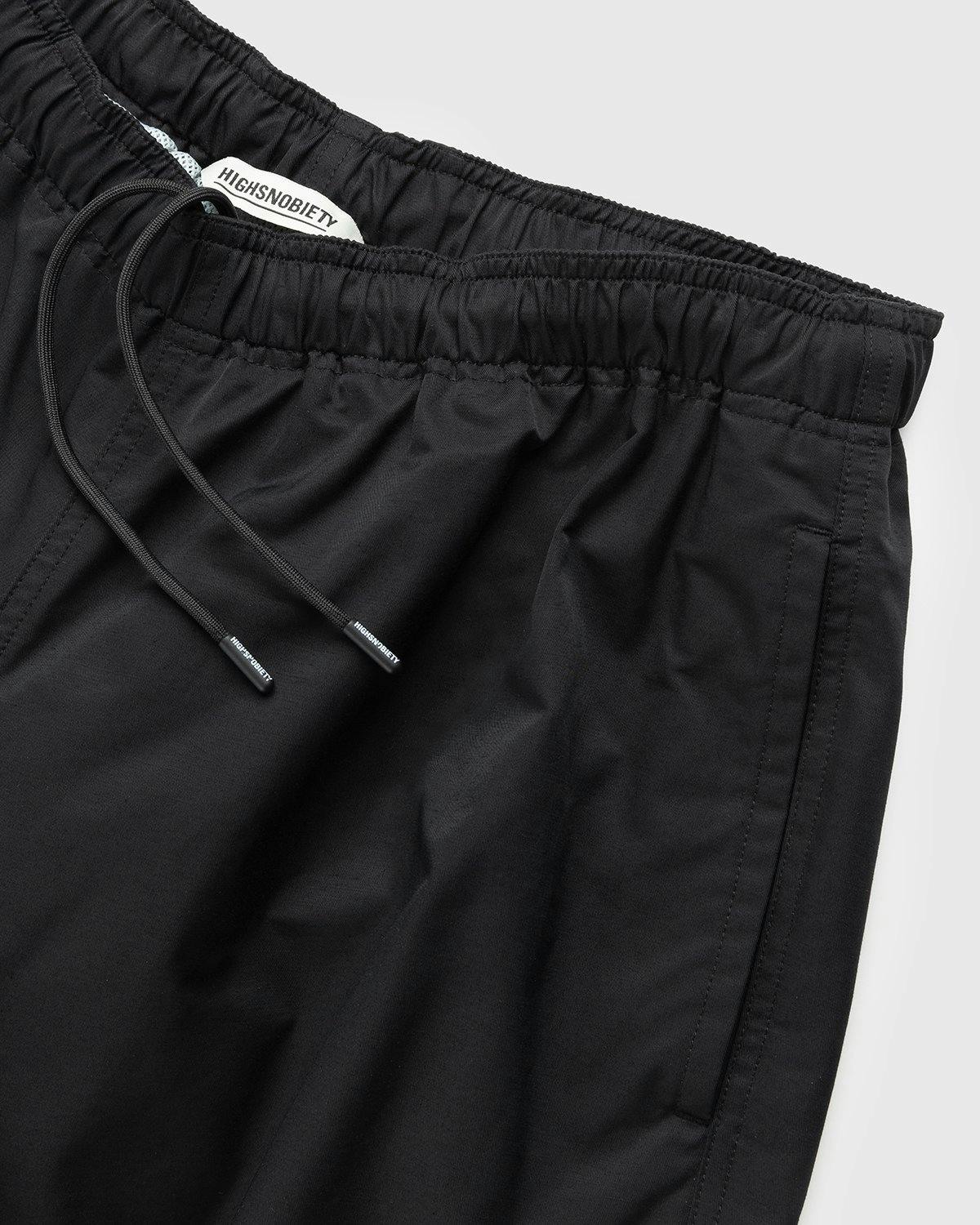 Highsnobiety - Cotton/Nylon Water Short Black - Clothing - Black - Image 4