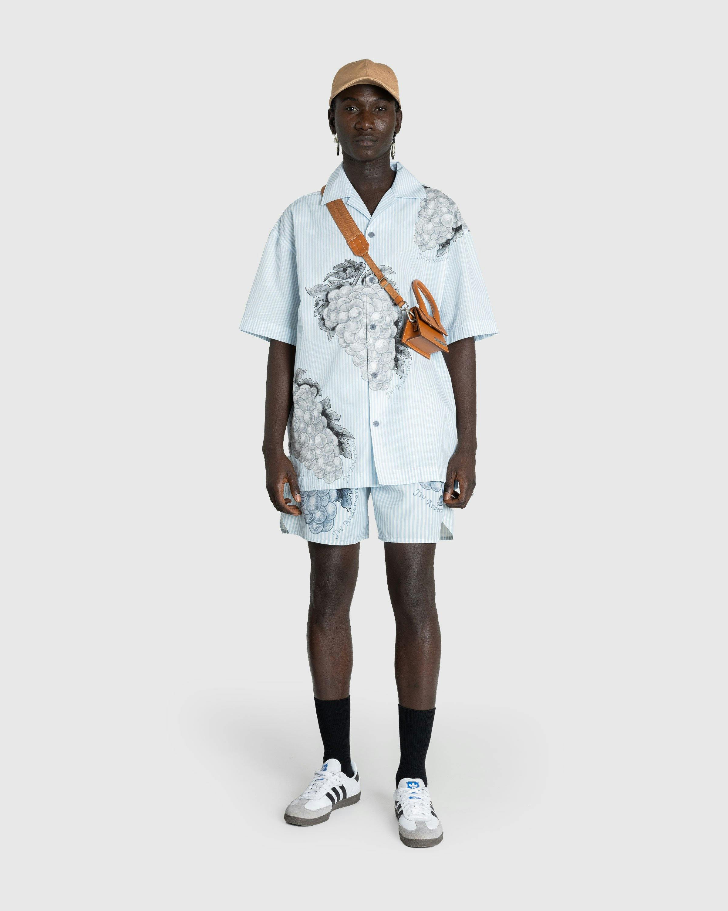 J.W. Anderson - BOXY FIT SHORT SLEEVE SHIRT - Clothing - Blue - Image 3