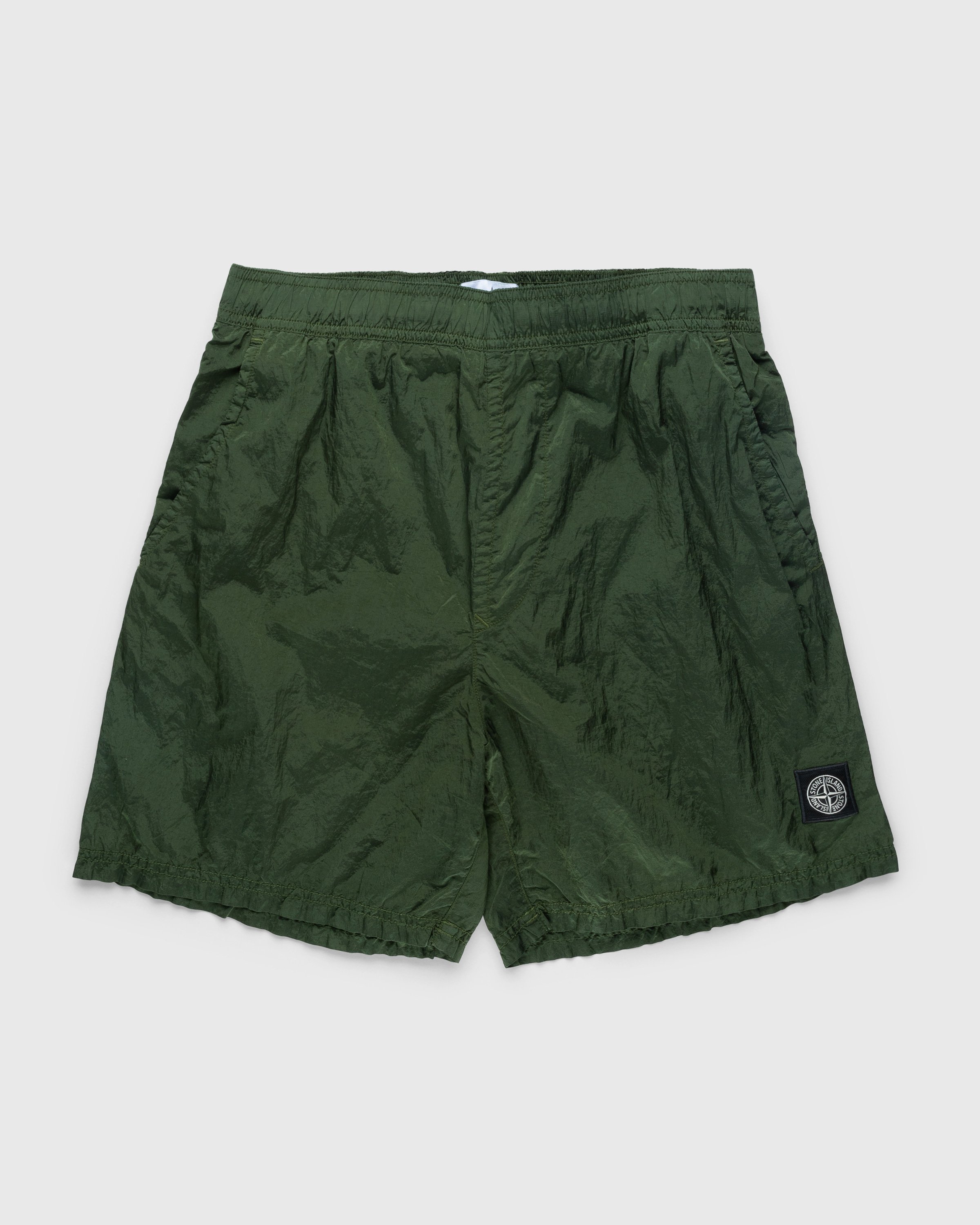 Stone Island - Nylon Metal Swim Shorts Olive - Clothing - Green - Image 1