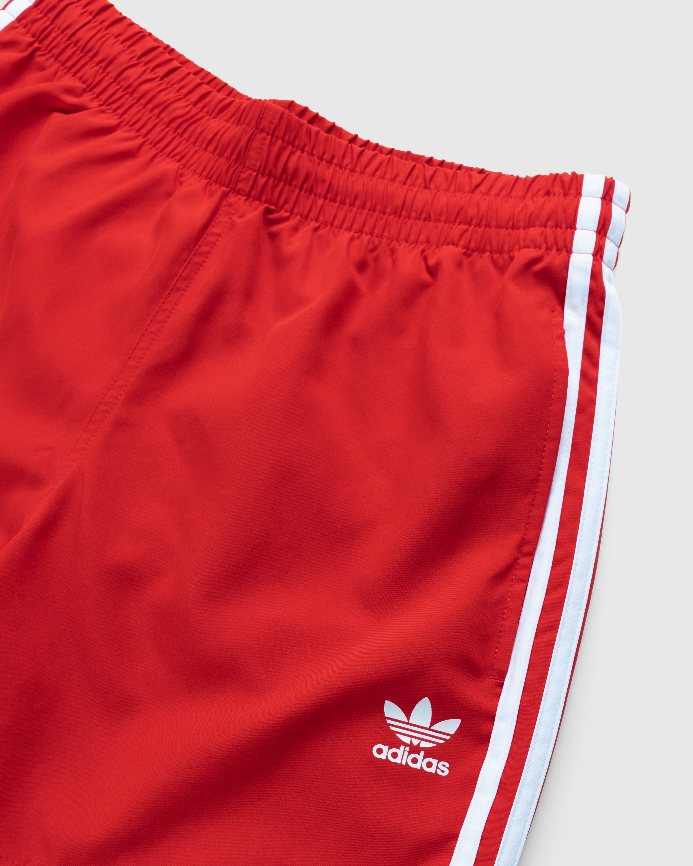 Adidas - Classic 3-Stripes Swim Shorts Vivid Red - Clothing - Red - Image 3