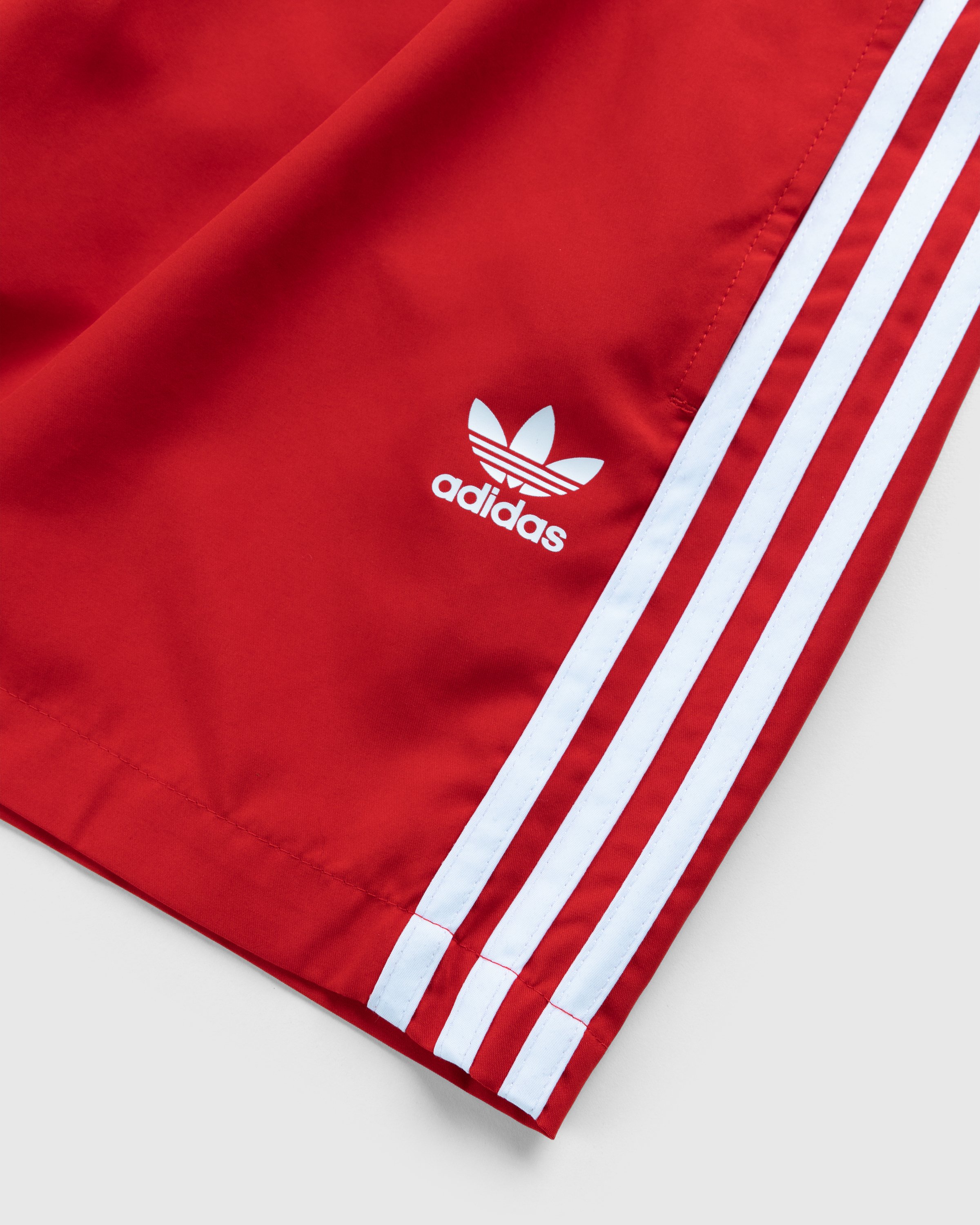 Adidas - Classic 3-Stripes Swim Shorts Vivid Red - Clothing - Red - Image 5
