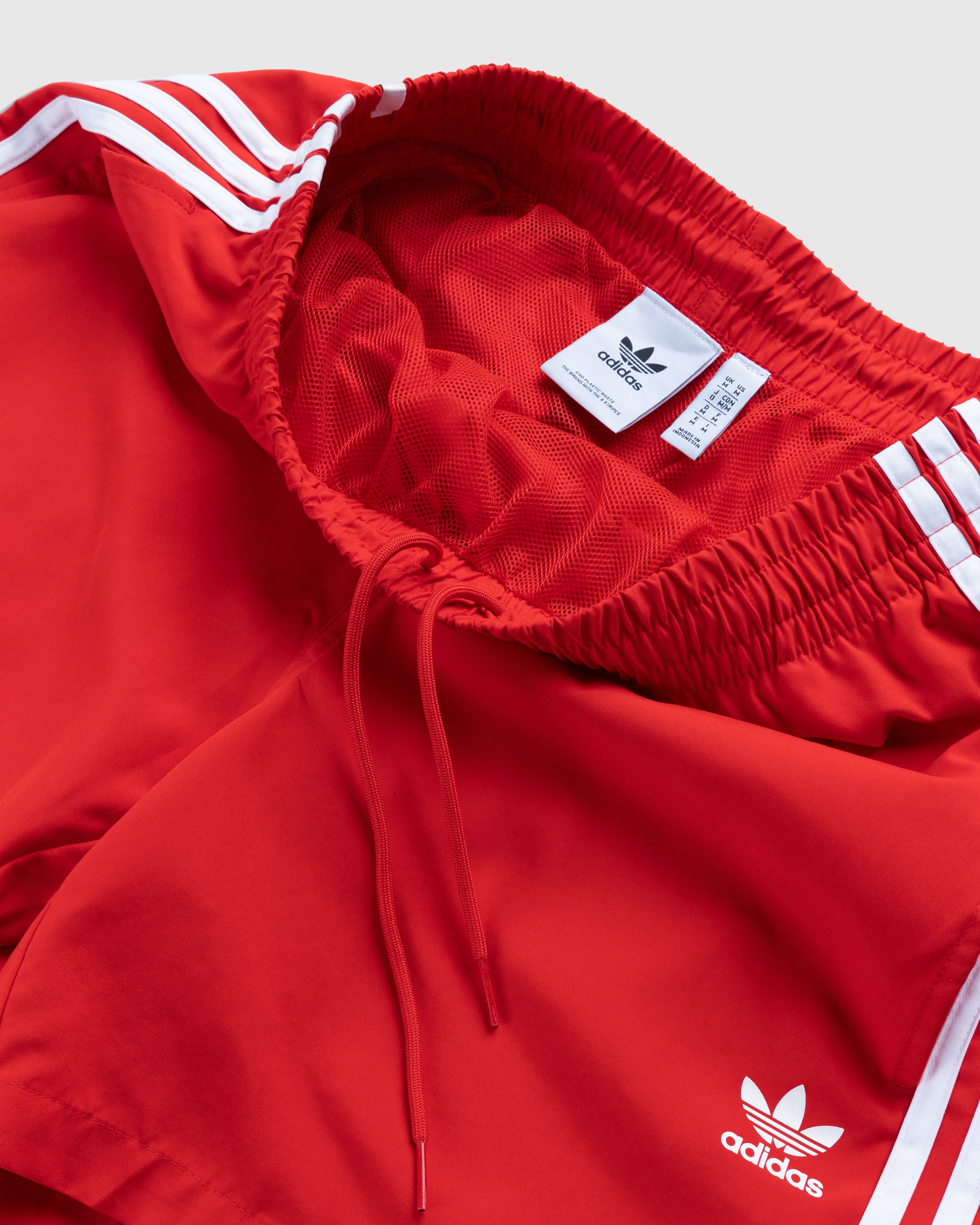 Adidas - Classic 3-Stripes Swim Shorts Vivid Red - Clothing - Red - Image 6