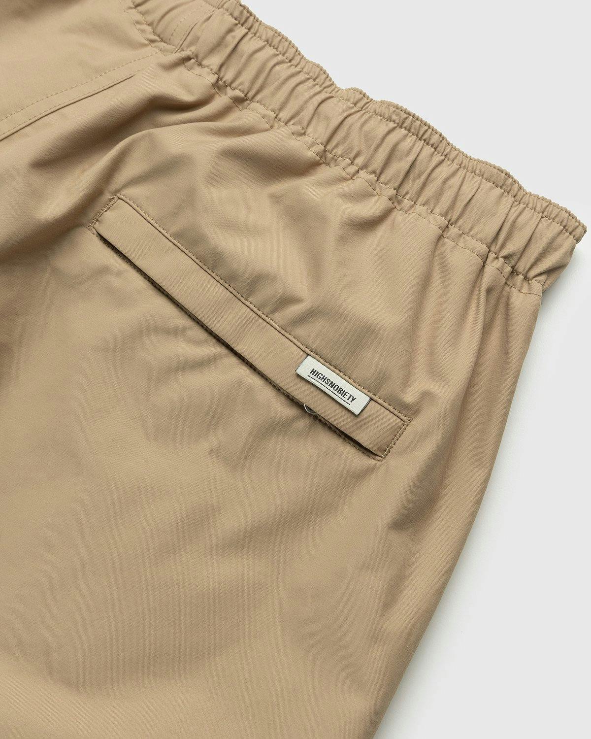 Highsnobiety - Cotton Nylon Water Shorts Beige - Clothing - Beige - Image 3