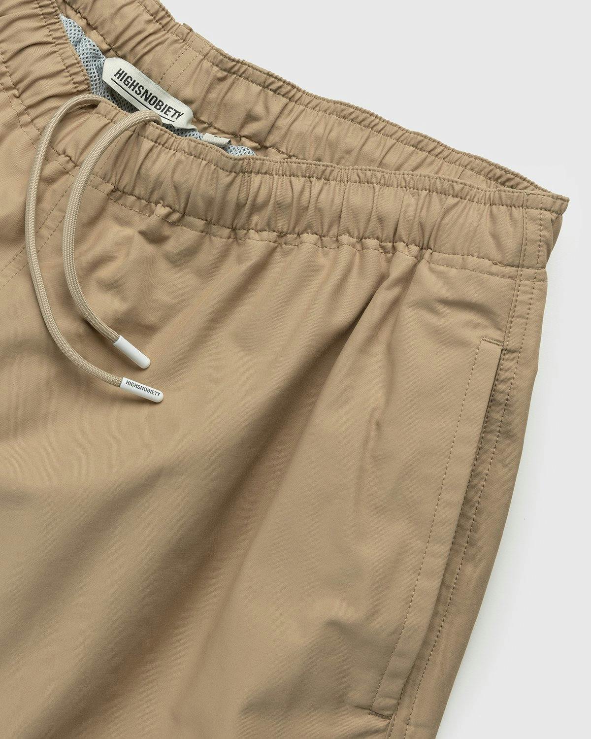 Highsnobiety - Cotton Nylon Water Shorts Beige - Clothing - Beige - Image 4