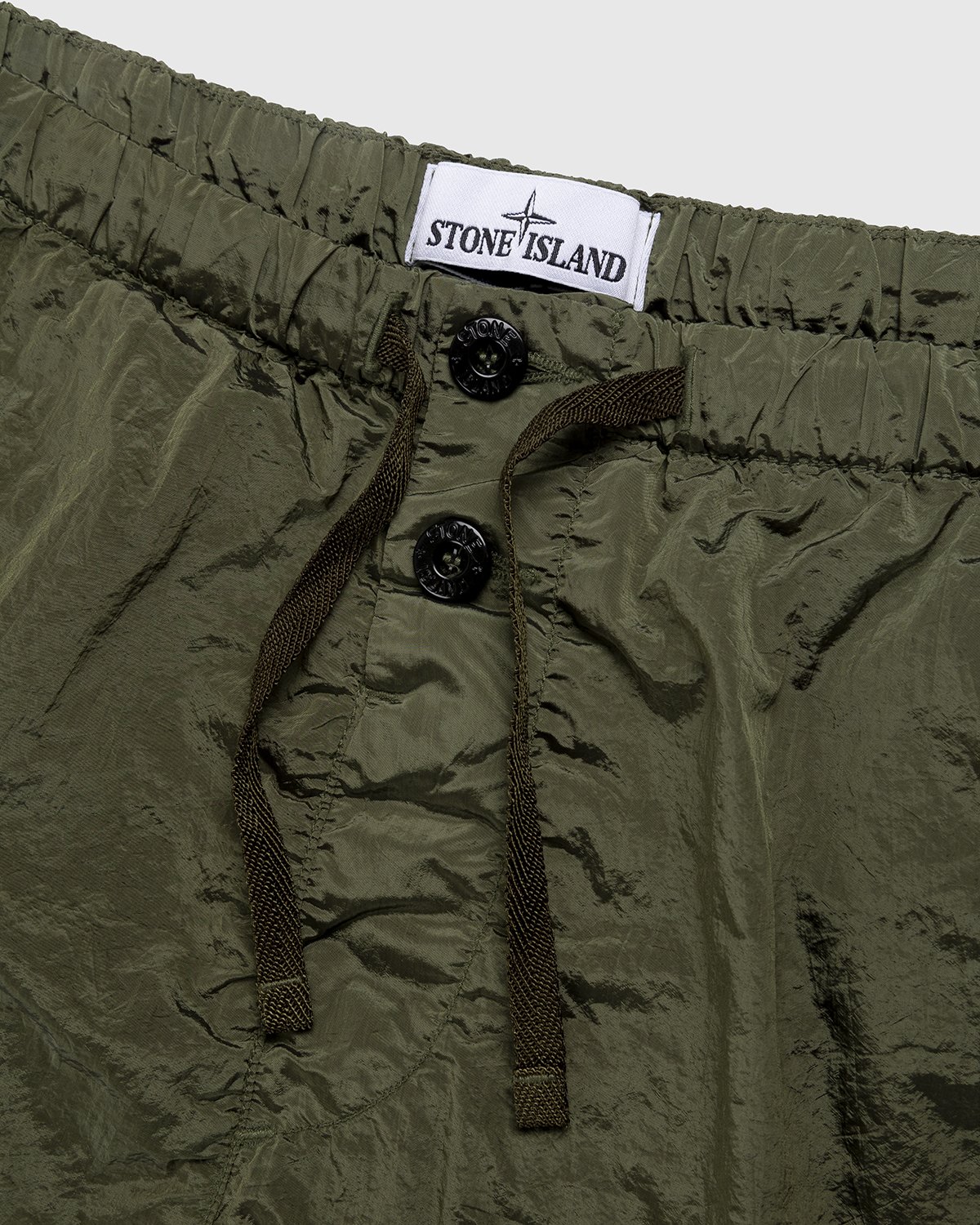 Stone Island - B0643 Nylon Metal Bermuda Shorts Olive - Clothing - Green - Image 4