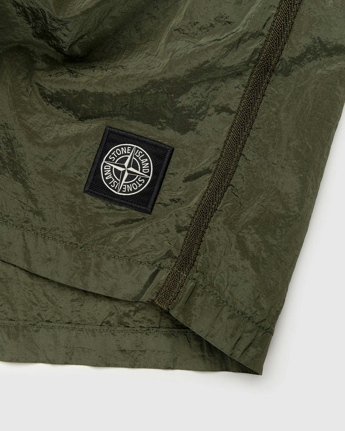 Stone Island - B0643 Nylon Metal Bermuda Shorts Olive - Clothing - Green - Image 5