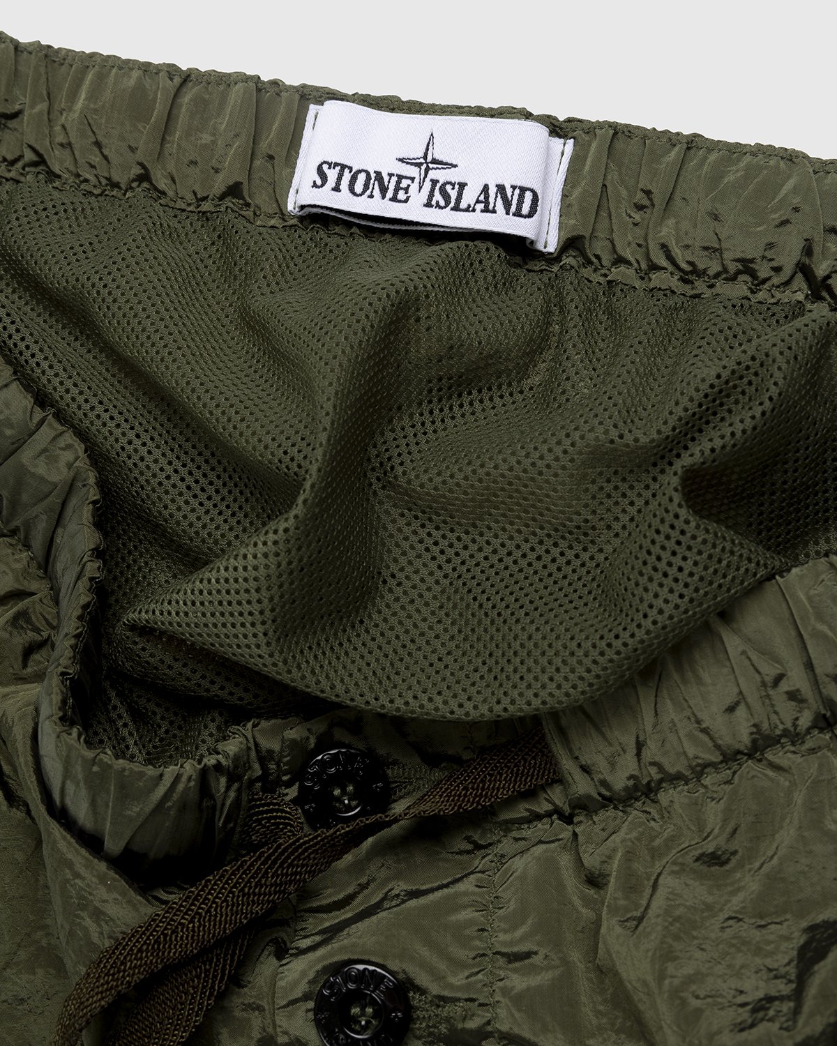 Stone Island - B0643 Nylon Metal Bermuda Shorts Olive - Clothing - Green - Image 6