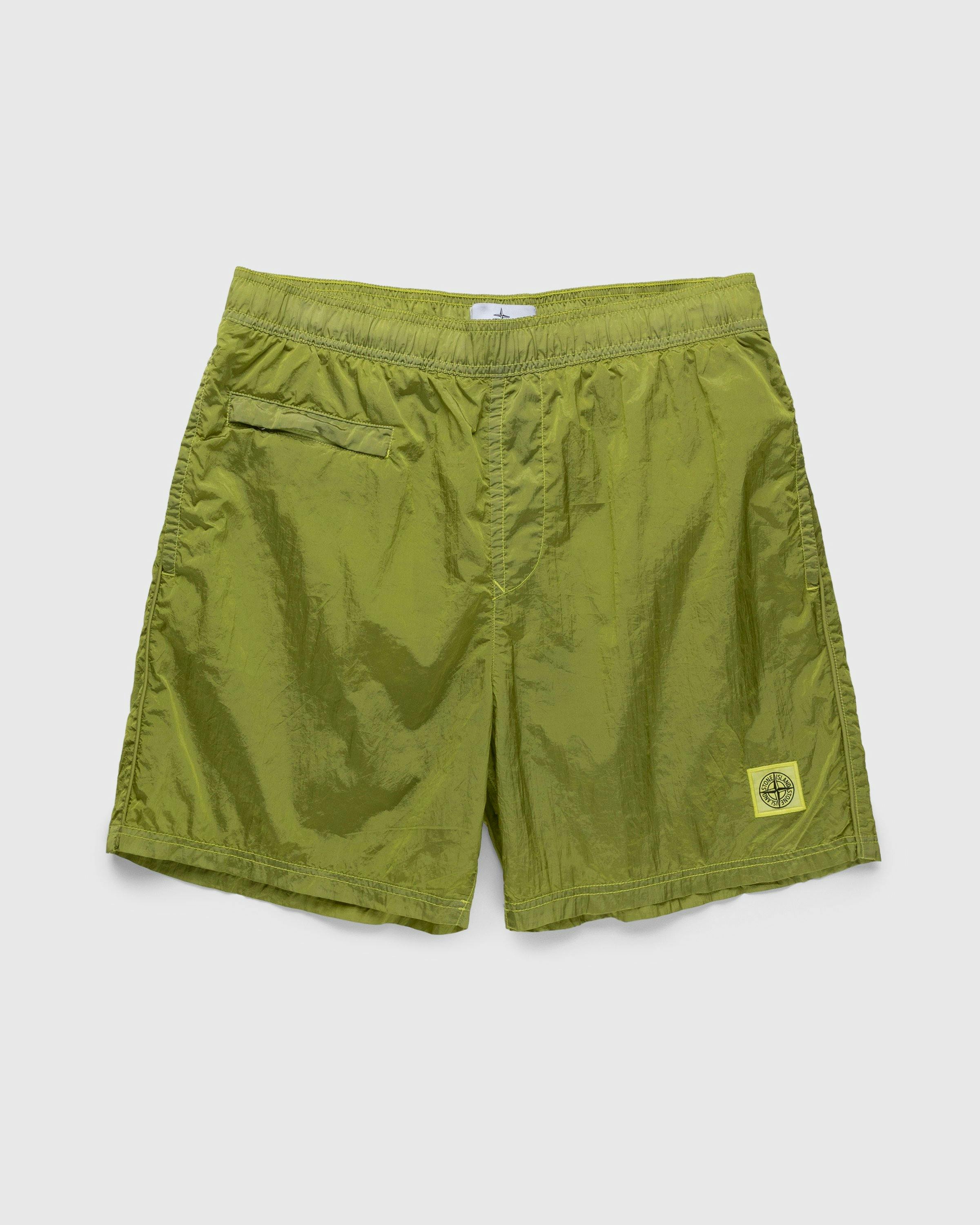 Stone Island - B0243 Nylon Metal Swim Shorts Lemon - Clothing - Yellow - Image 1