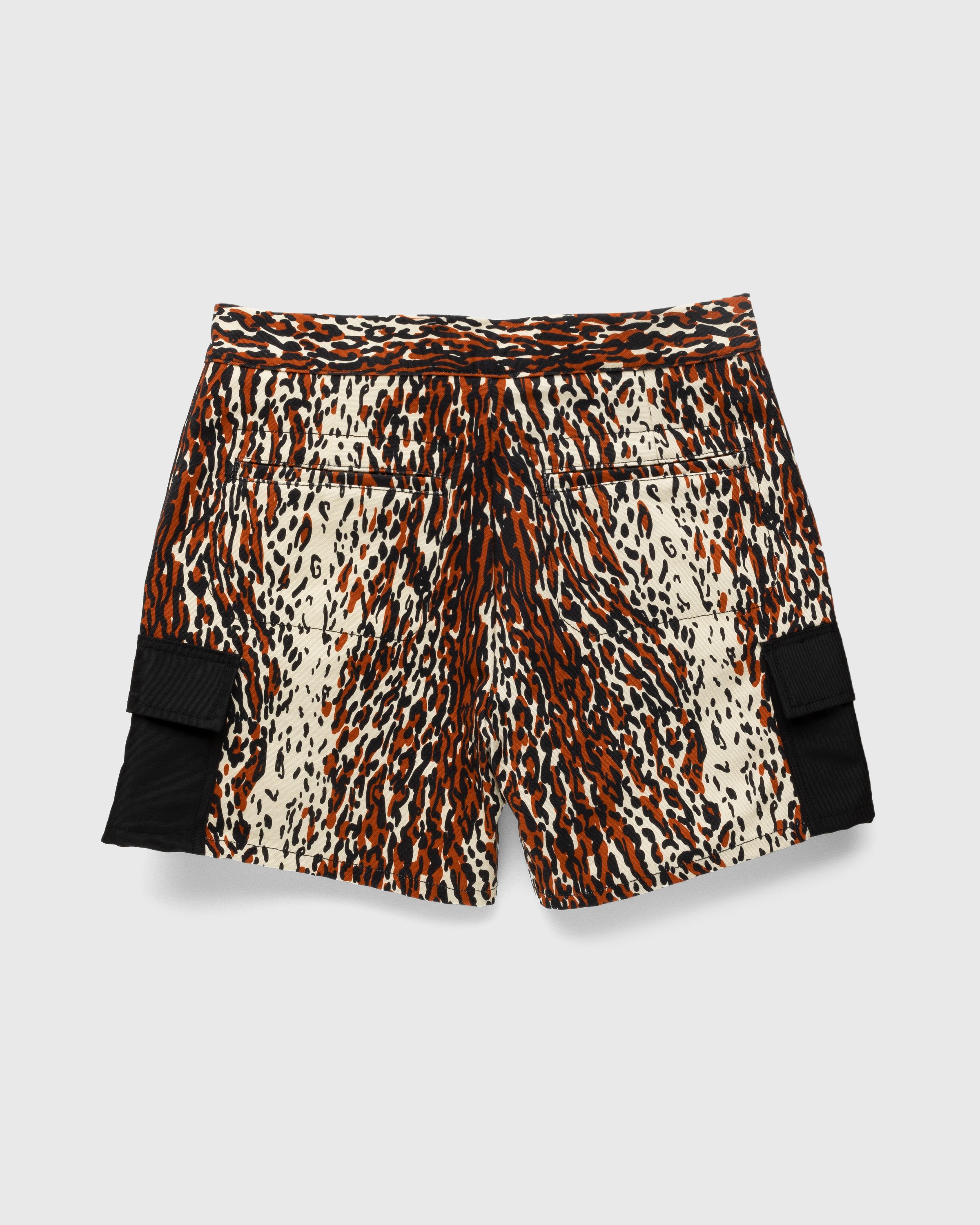 Phipps - Action Shorts Printed Canvas Leopard - Clothing - Brown - Image 2