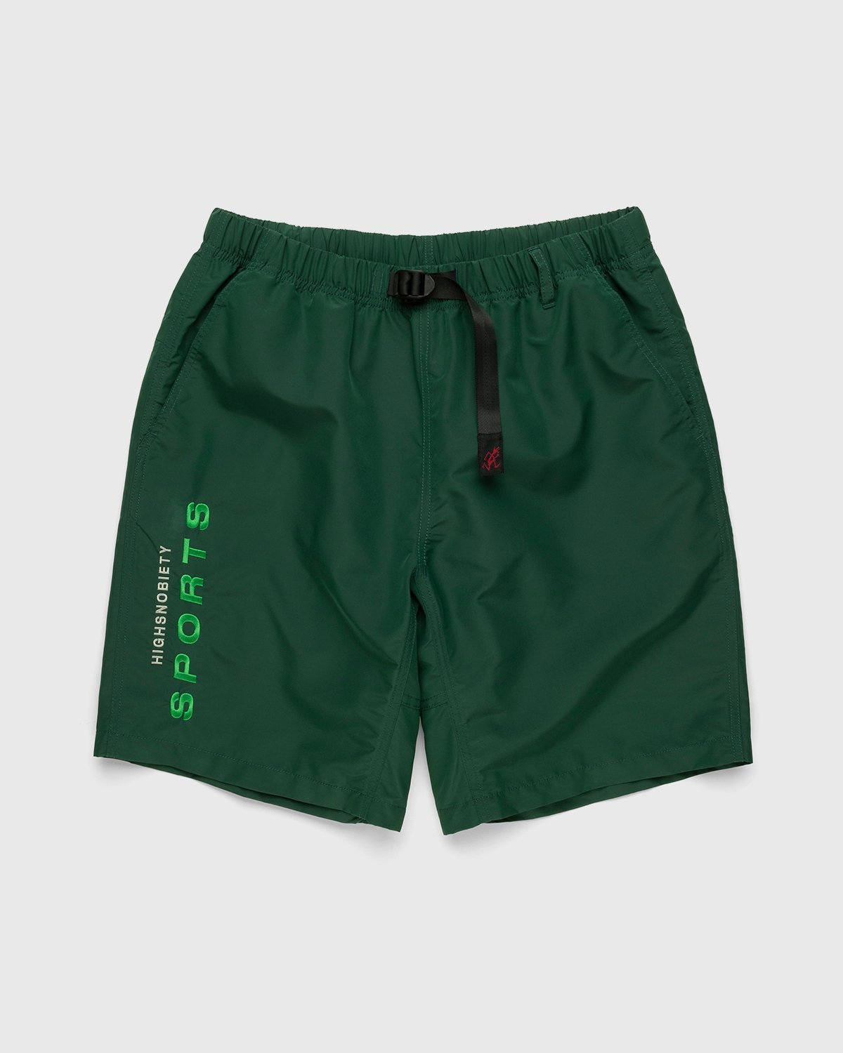 Gramicci x Highsnobiety - HS Sports Shell Packable Shorts Forest Green - Clothing - Green - Image 1