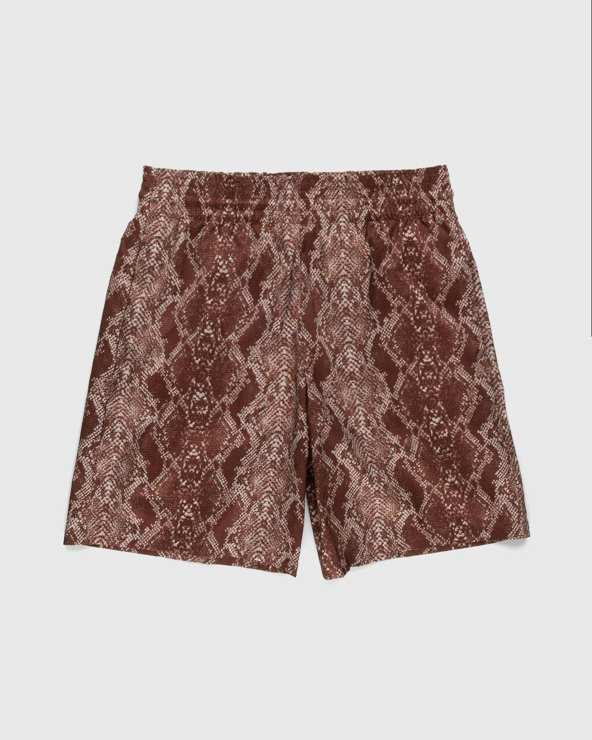 Acne Studios - Python Print Swim Shorts Rust Red - Clothing - Red - Image 2