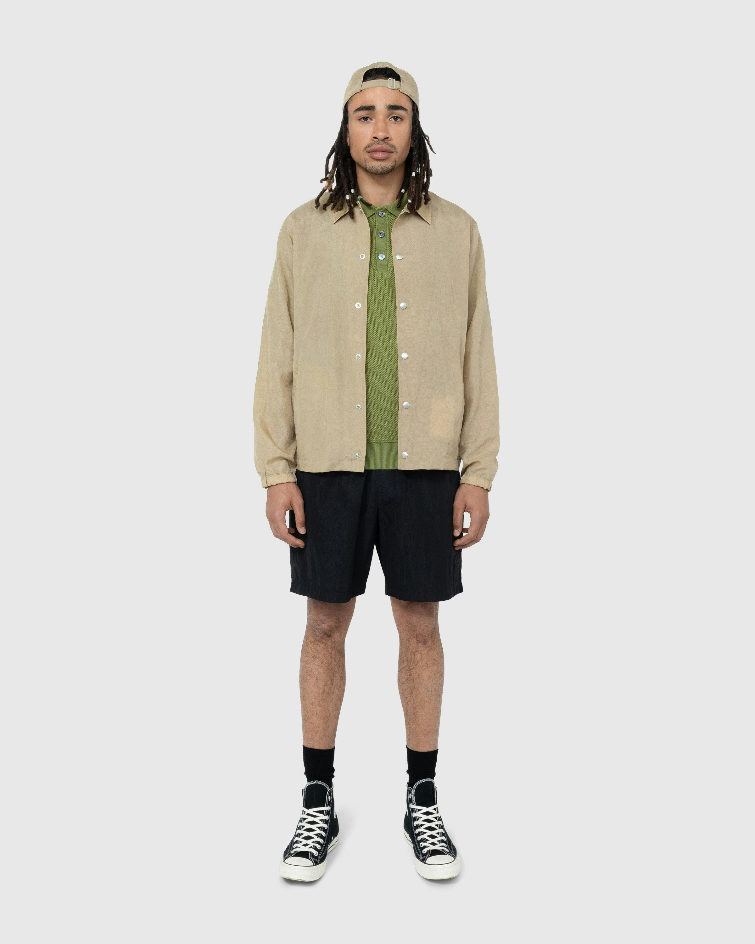 Highsnobiety - Stonewashed Nylon Coach Jacket Gold - Clothing - Yellow - Image 9